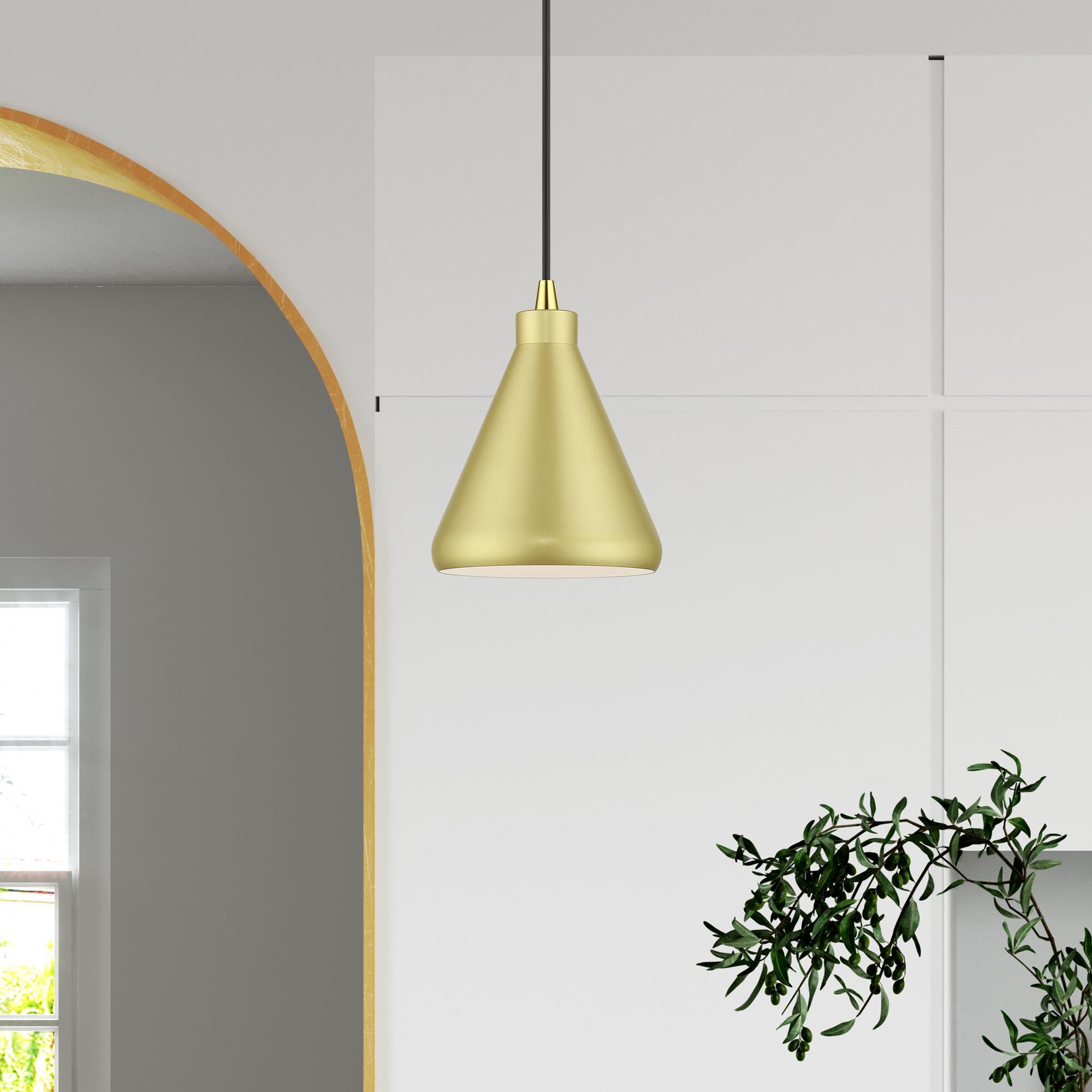 Geneva 7 Inch Mini Pendant by Livex Lighting