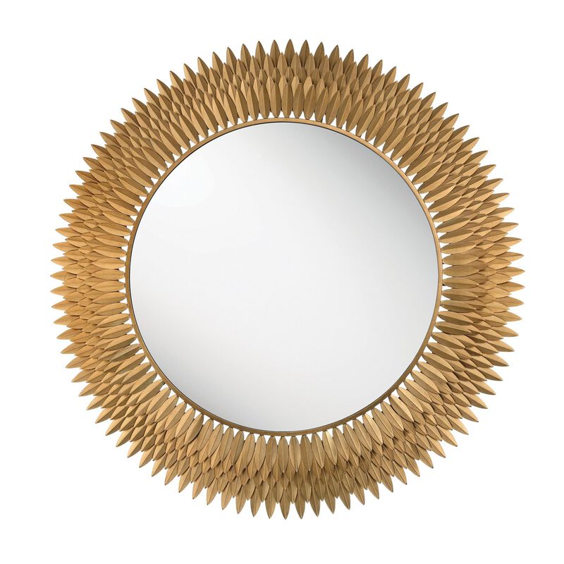 Broche Medium Decorative Mirror by Crystorama