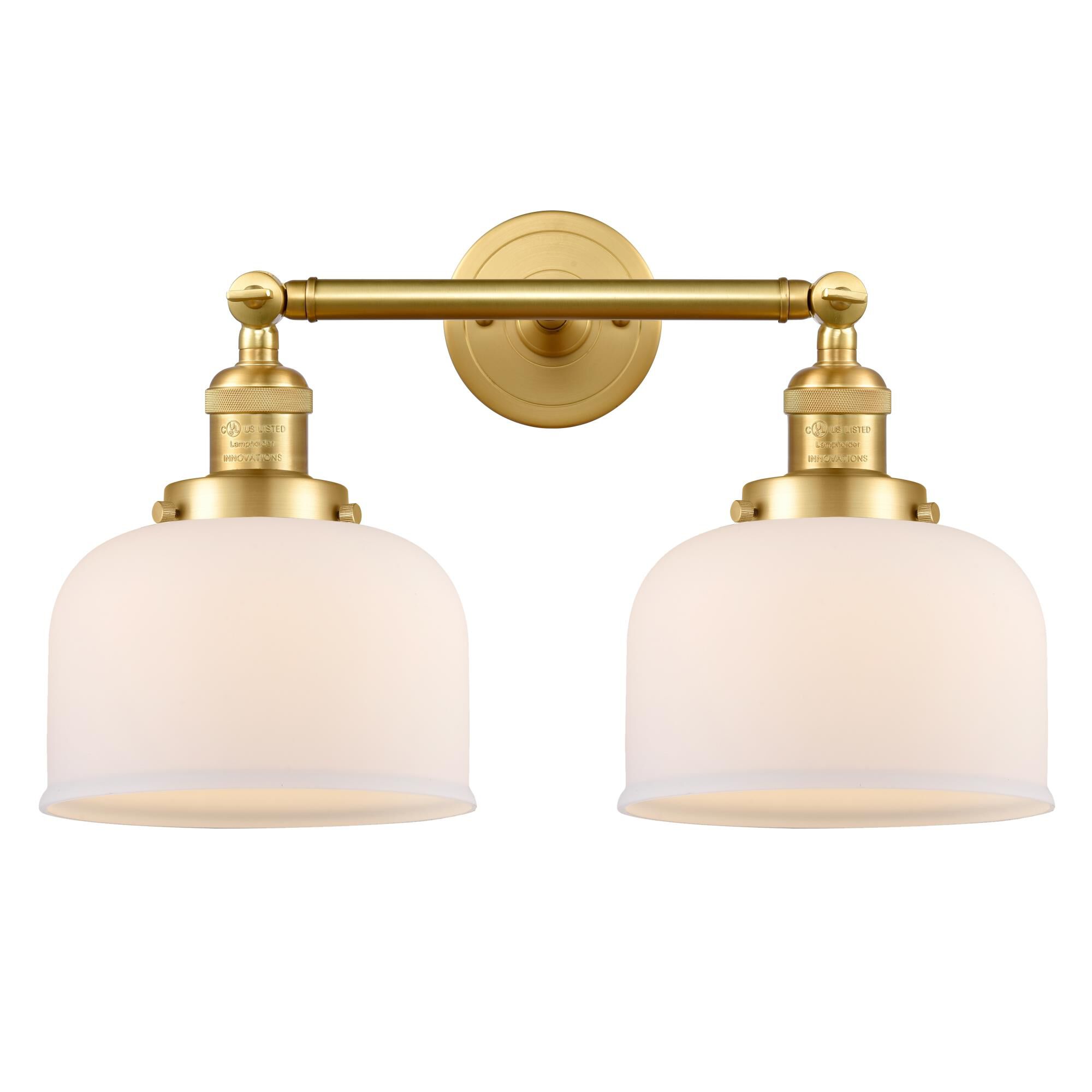 Bruno Marashlian Large Bell 18 Inch 2 Light Bath Vanity Light by Innovations Lighting