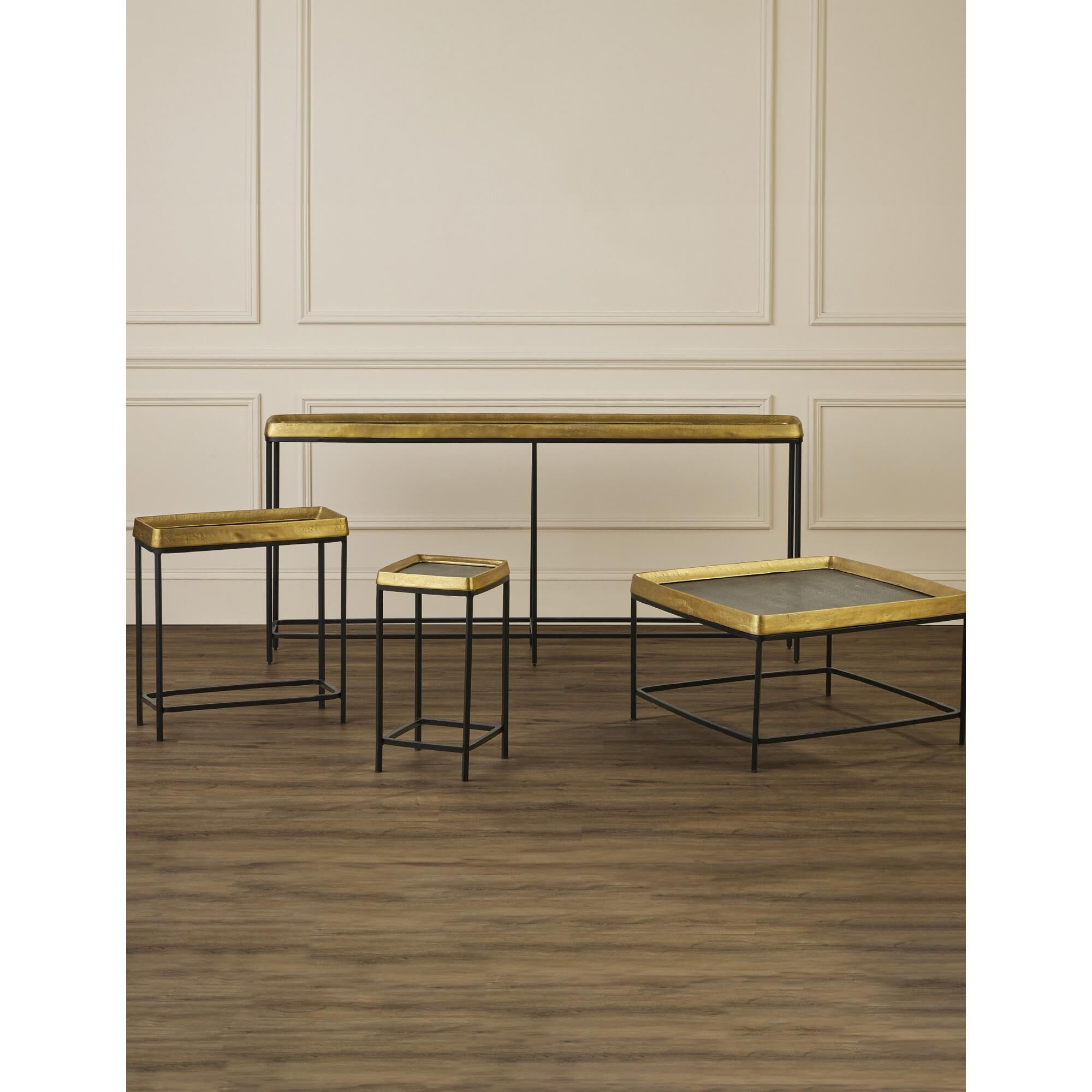 Shown in Antique Brass/Graphite/Black finish