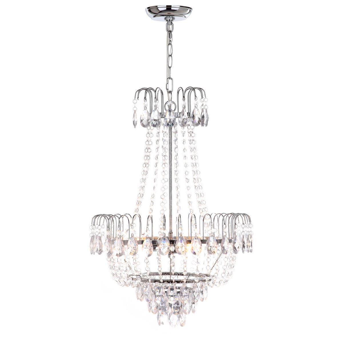 Sonja 18 Inch 3 Light Mini Chandelier by Safavieh