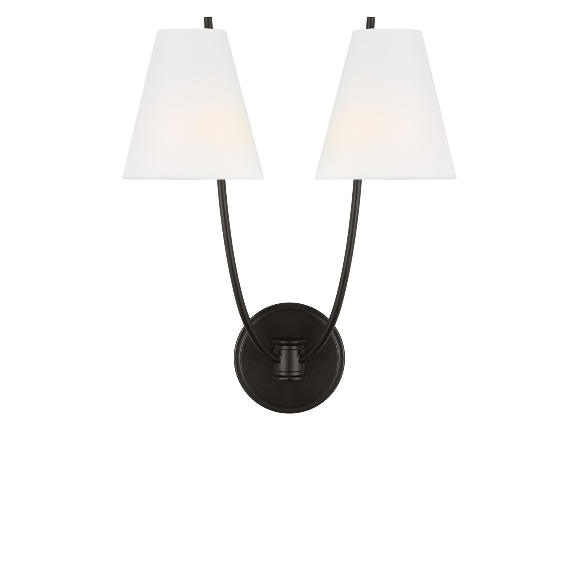 Chapman & Myers Marina 18 Inch 2 Light Wall Sconce,