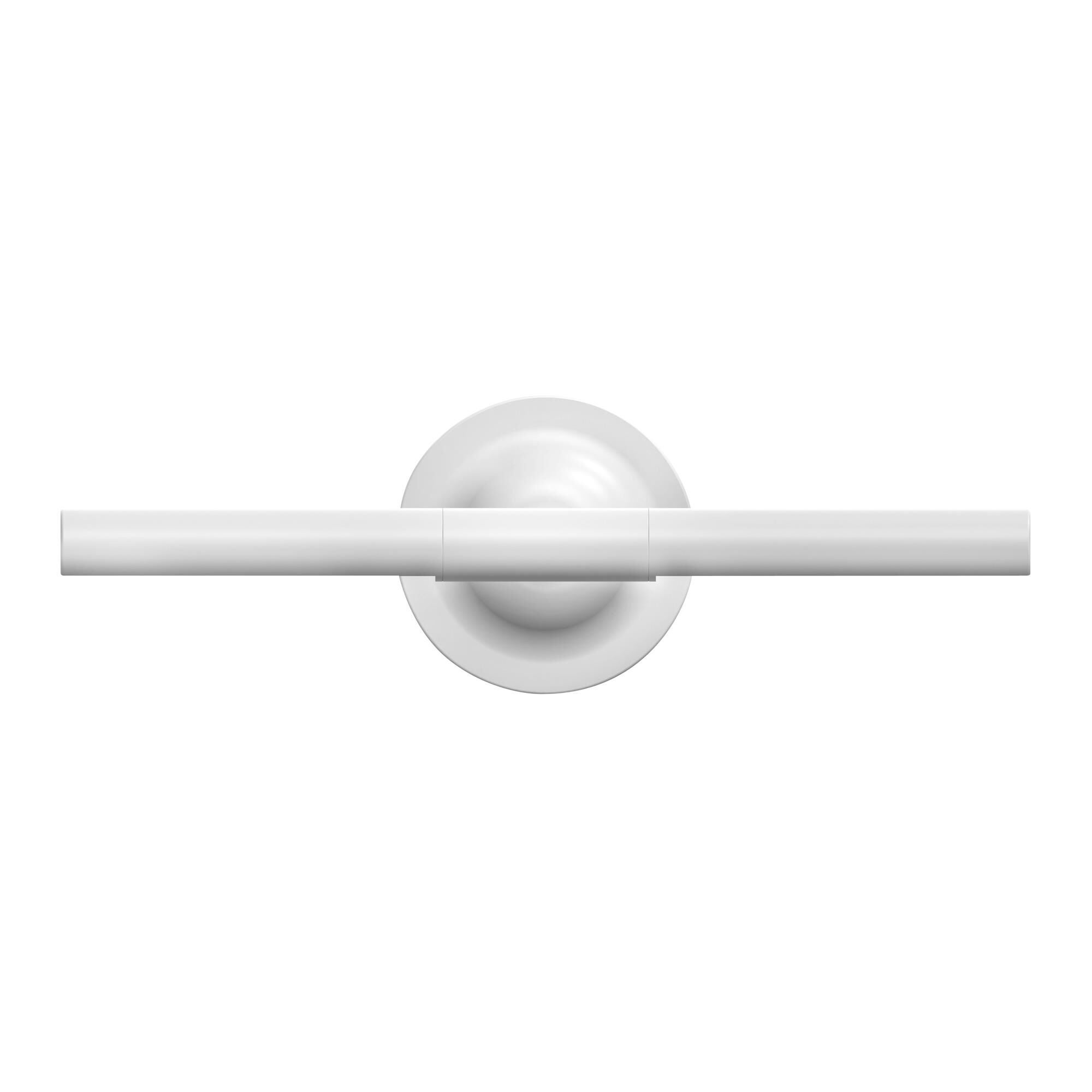 Shown in Matte White finish and Clear glass