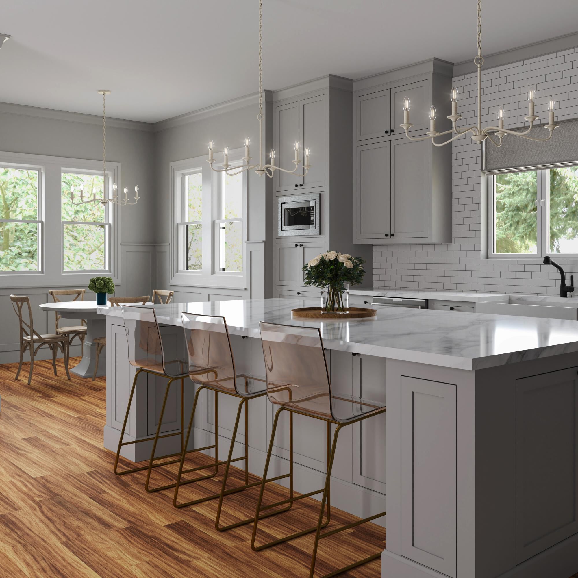 Shown in Antique White finish