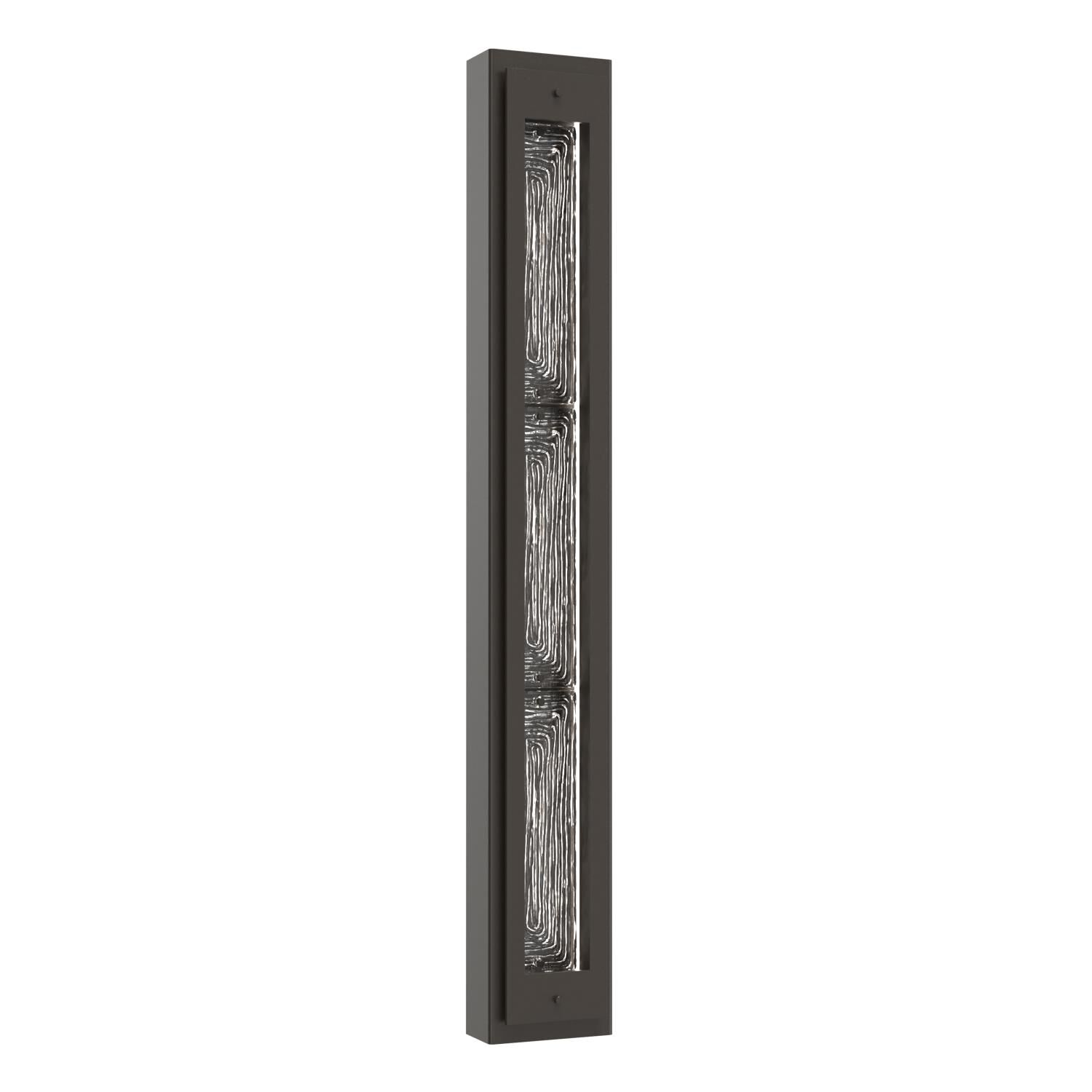 Shown in Statuary Bronze finish and Linea Cast Glass Motif accent