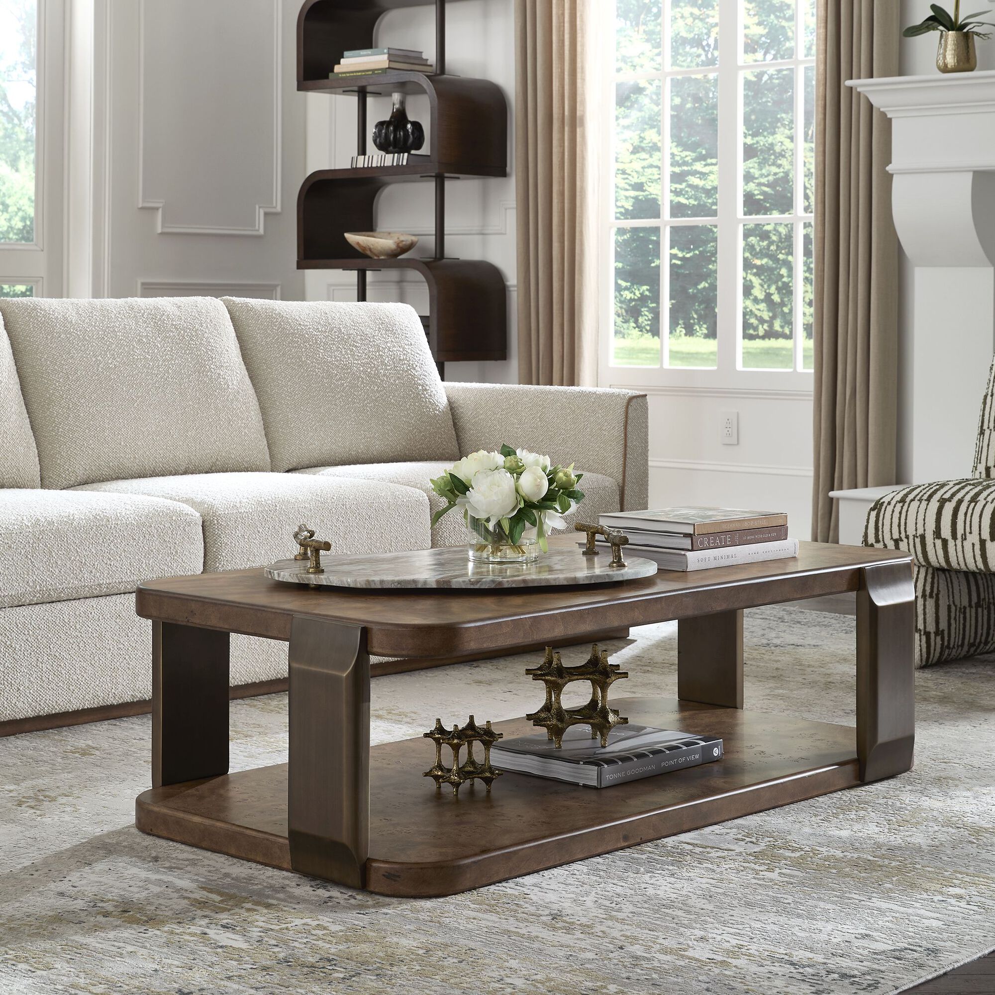 Vance 54 Inch Coffee Table,