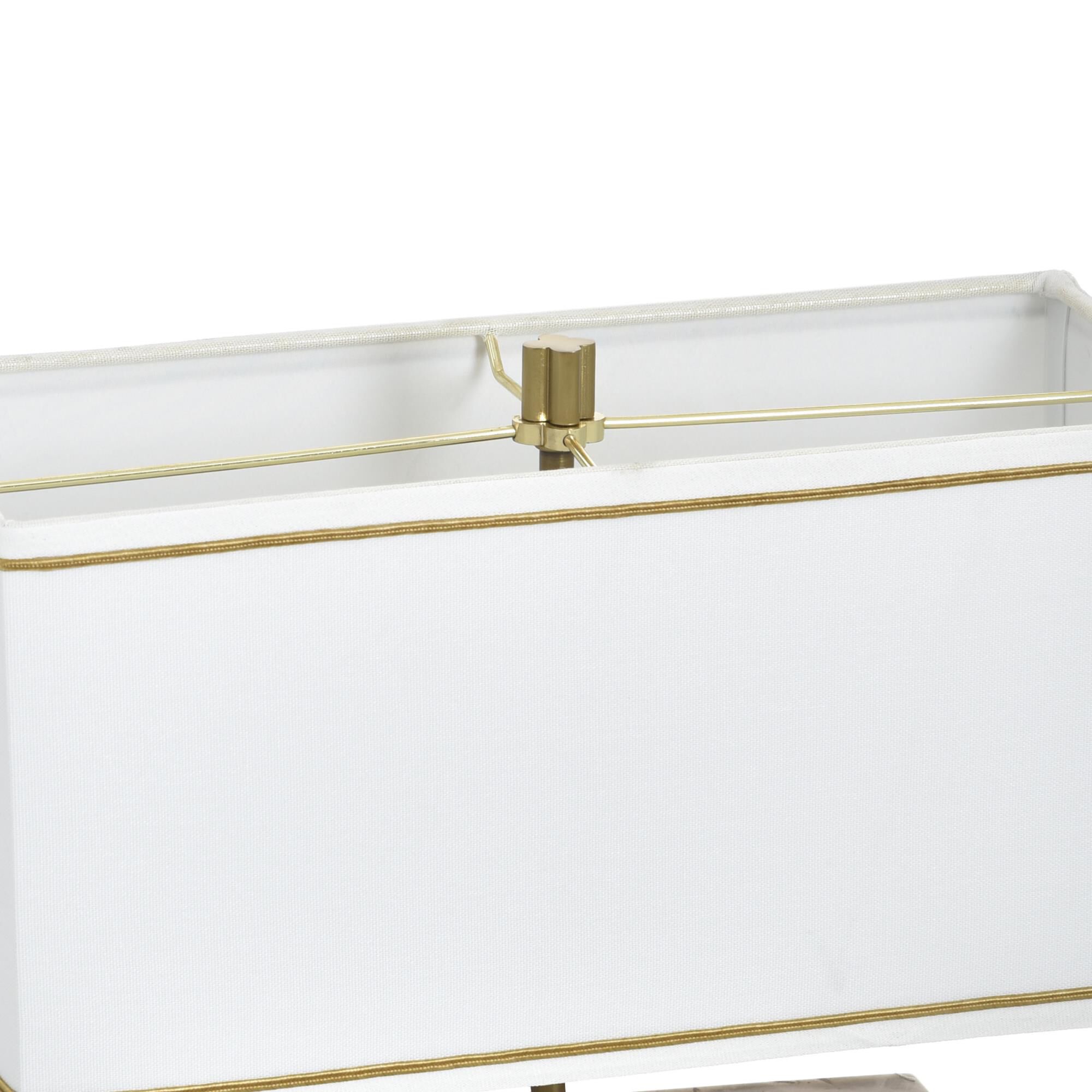 Shown in Hammered Steel finish and Off-White shade