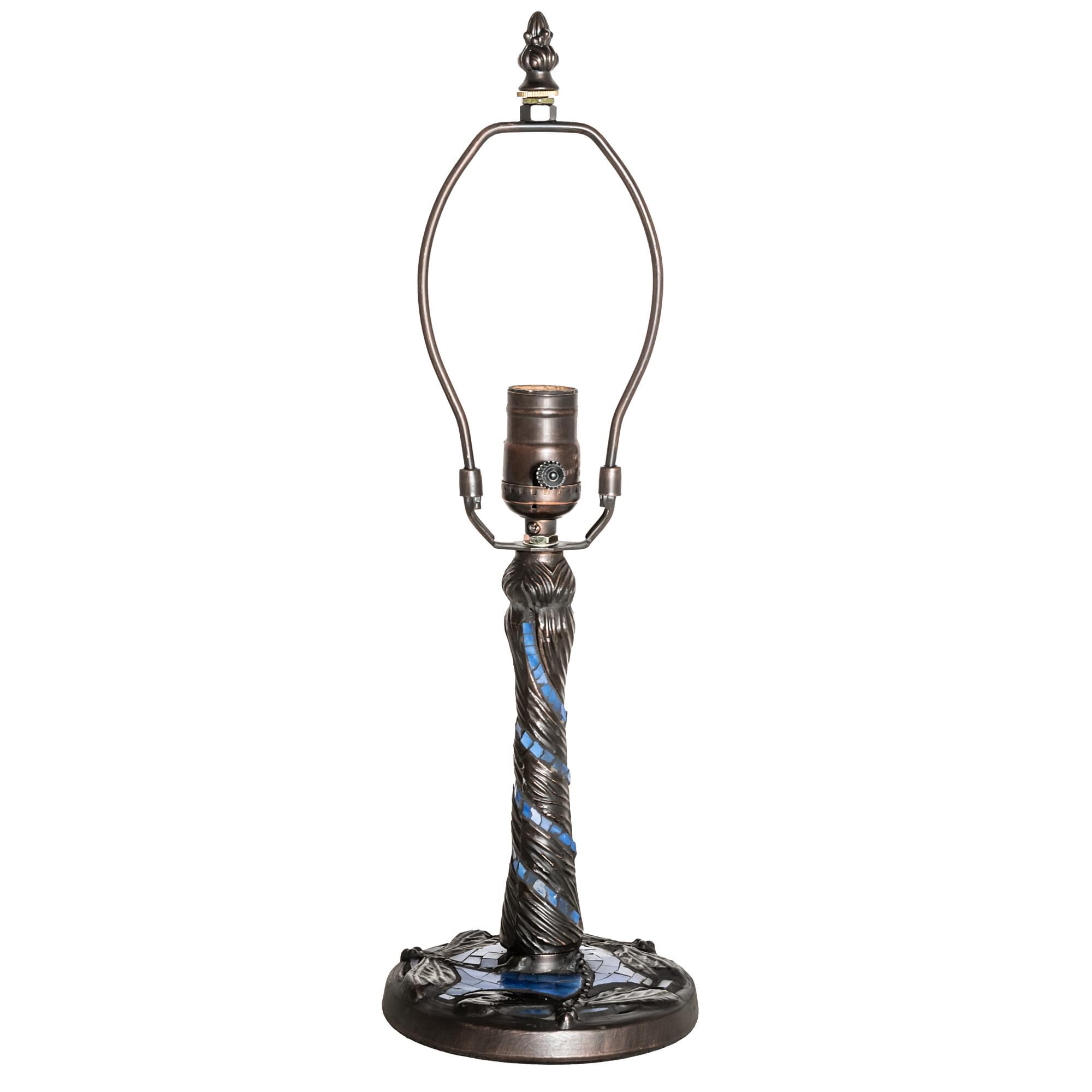 Shown in Mahogany Bronze finish and Blue;Chocolate glass