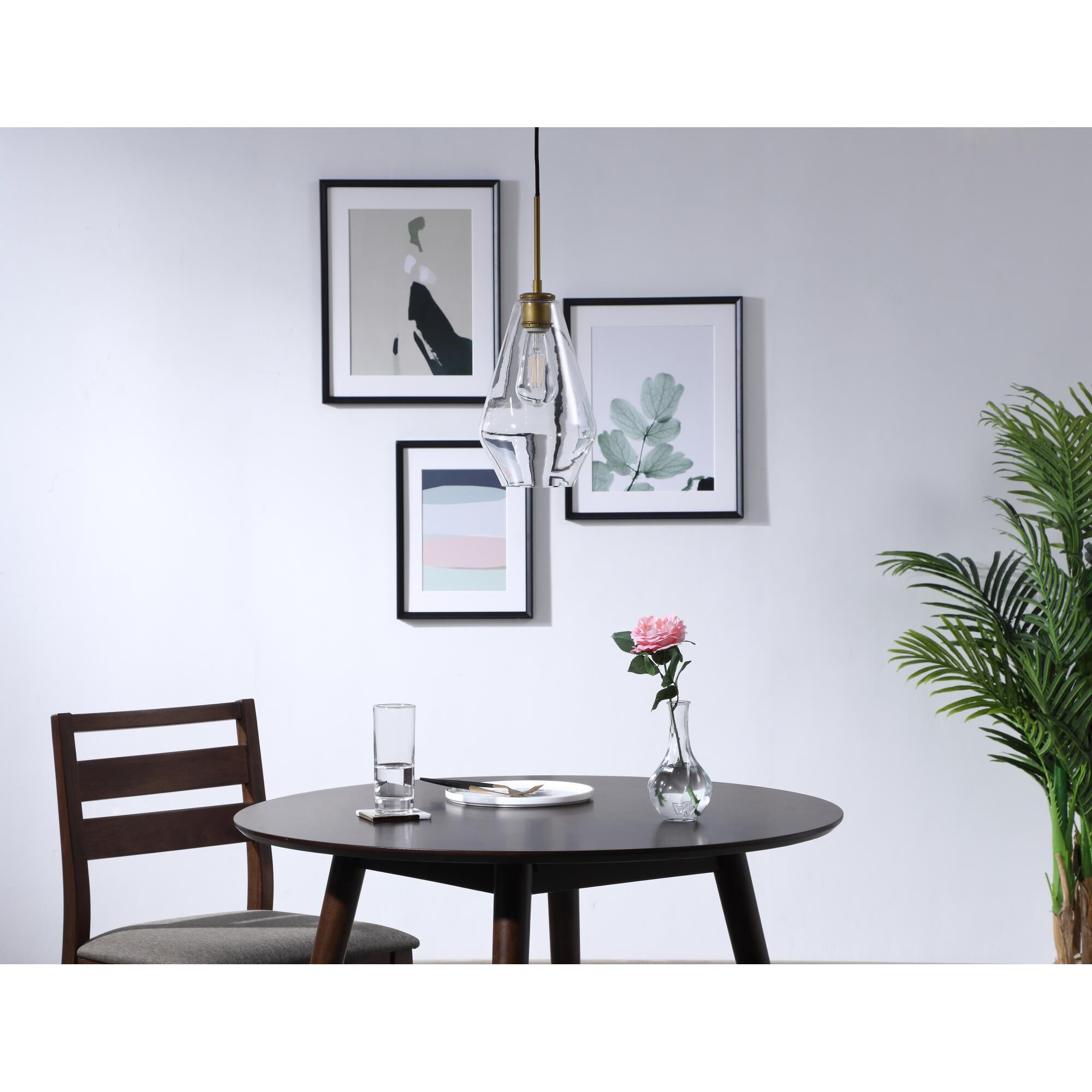 Gene 7 Inch Mini Pendant by Elegant Lighting