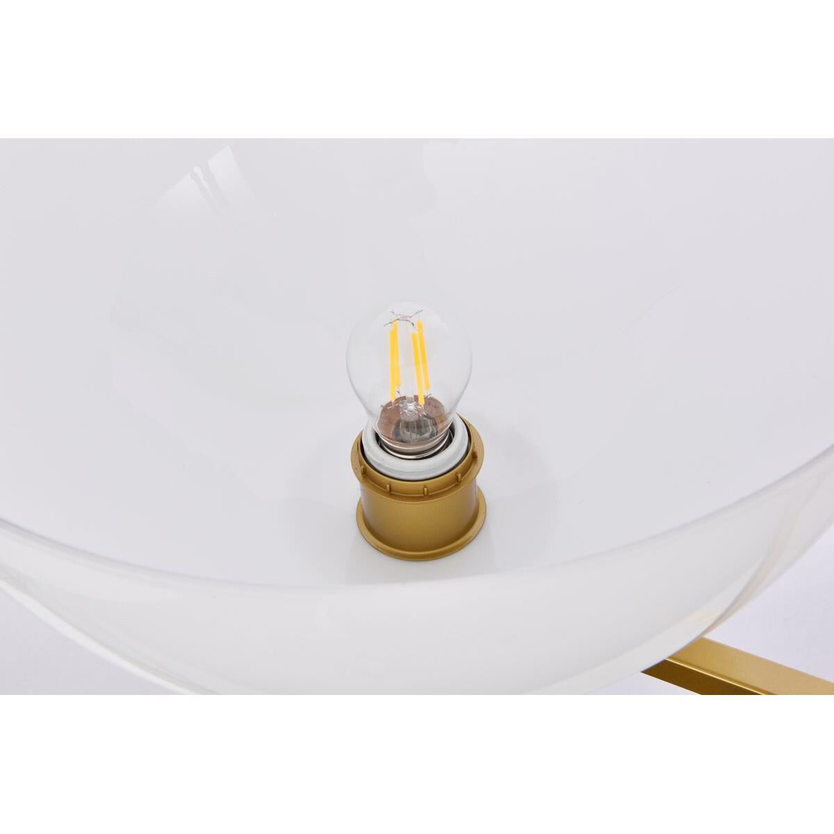 Jeanne 46 Inch 2 Light Flush Mount by Elegant Lighting