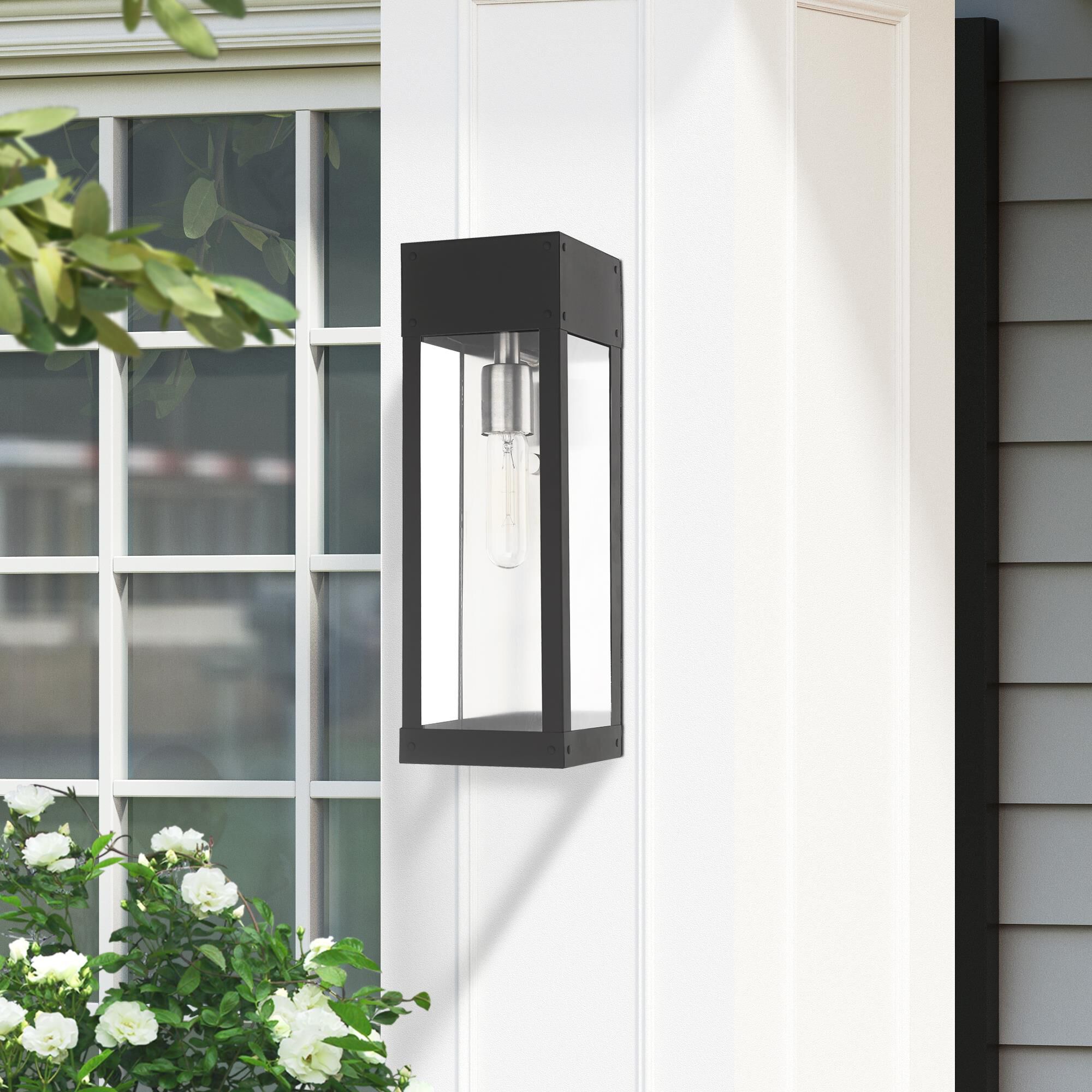 Barrett 15 Inch Tall 1 Light Outdoor Wall Light by Livex Lighting