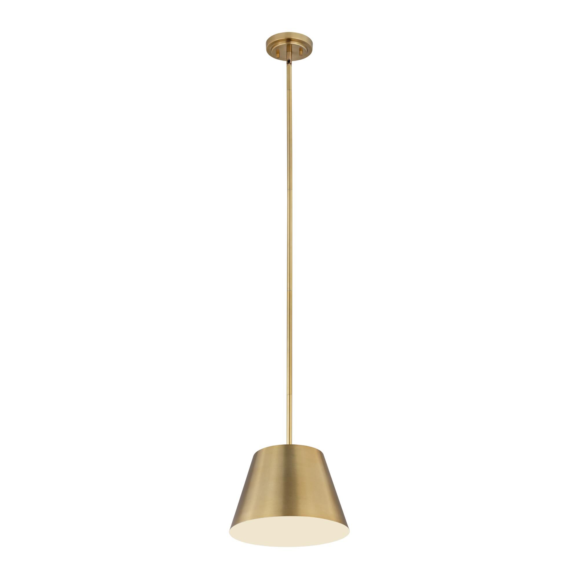 Shown in Rubbed Brass finish and Rubbed Brass glass and Rubbed Brass shade