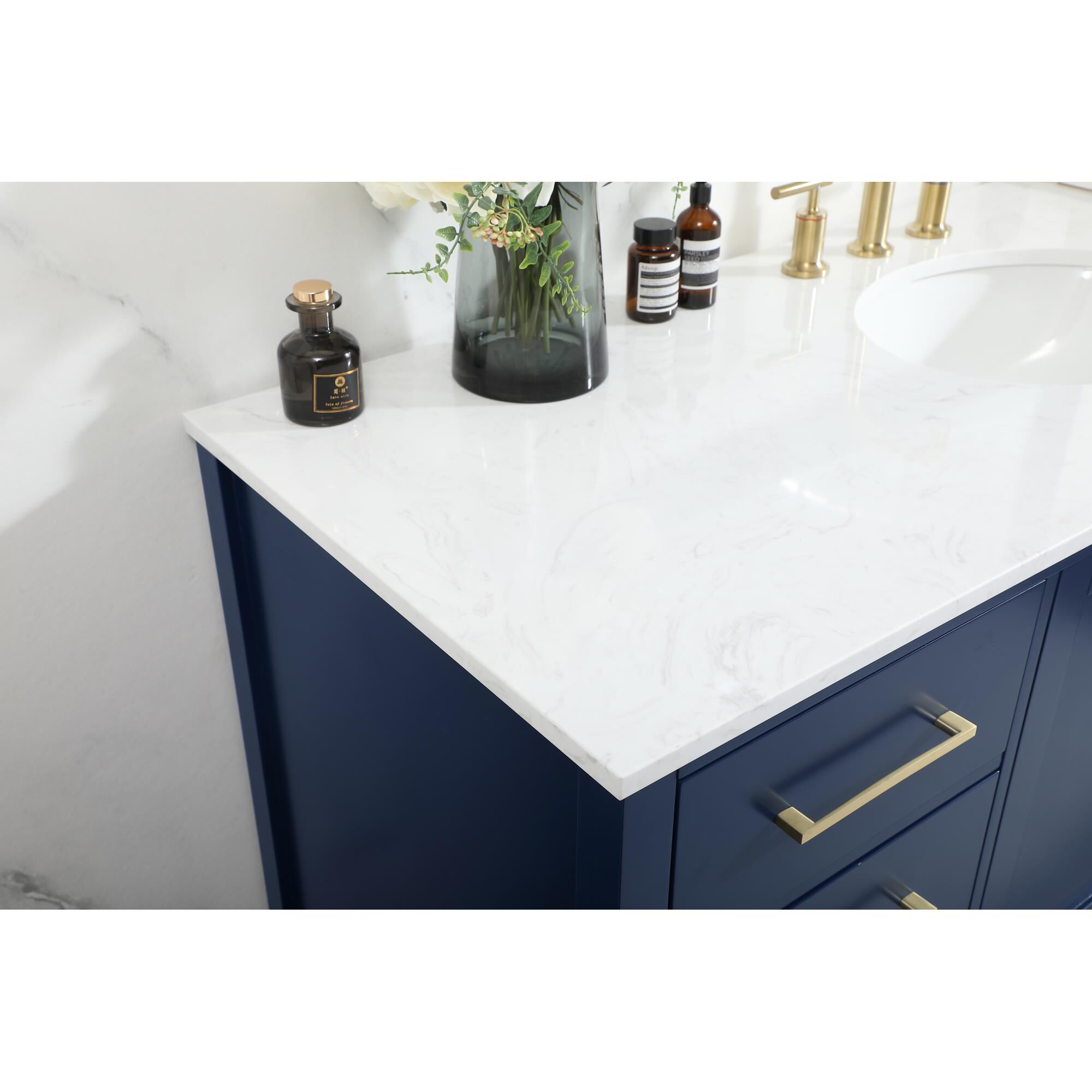 Shown in Blue finish