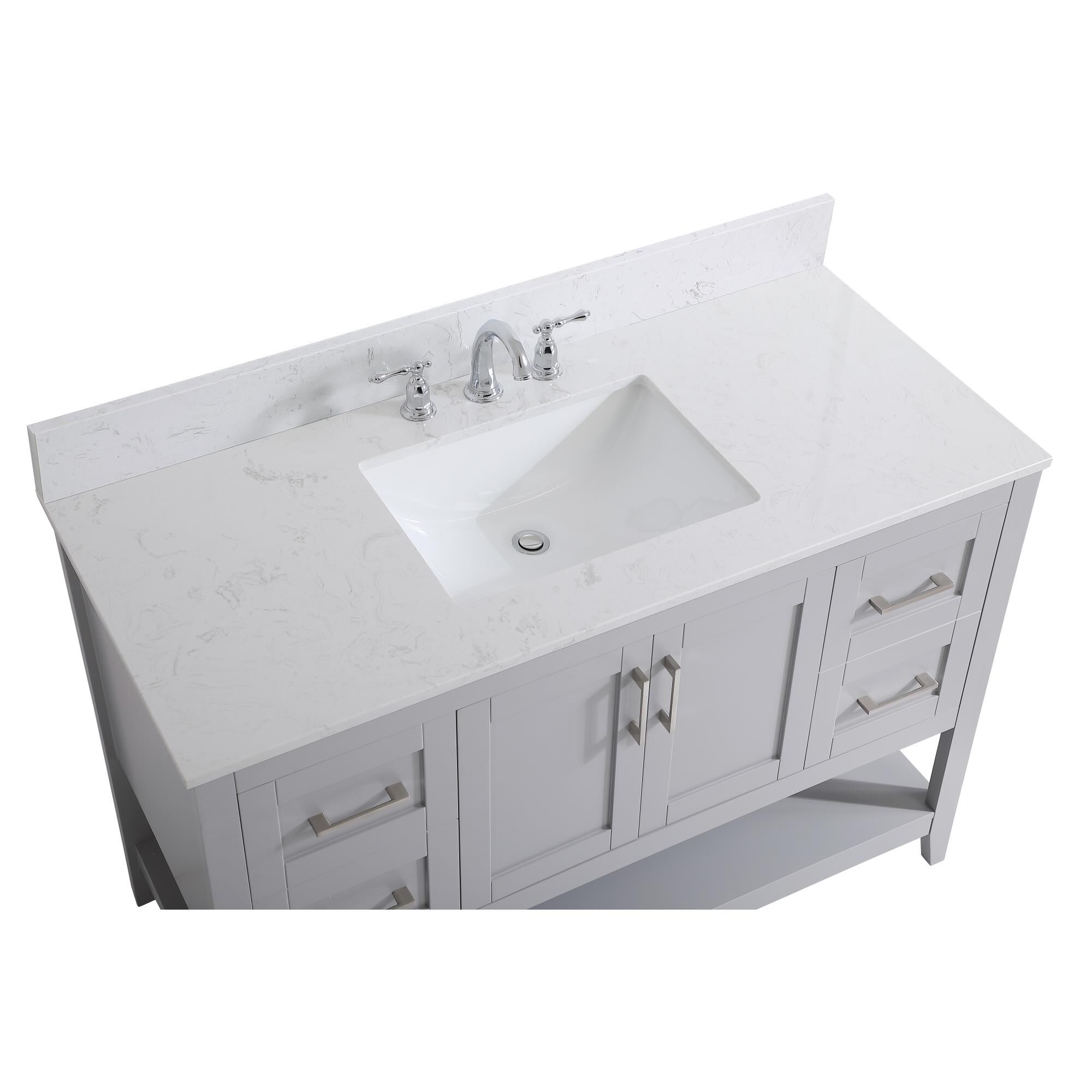 Shown in Grey finish