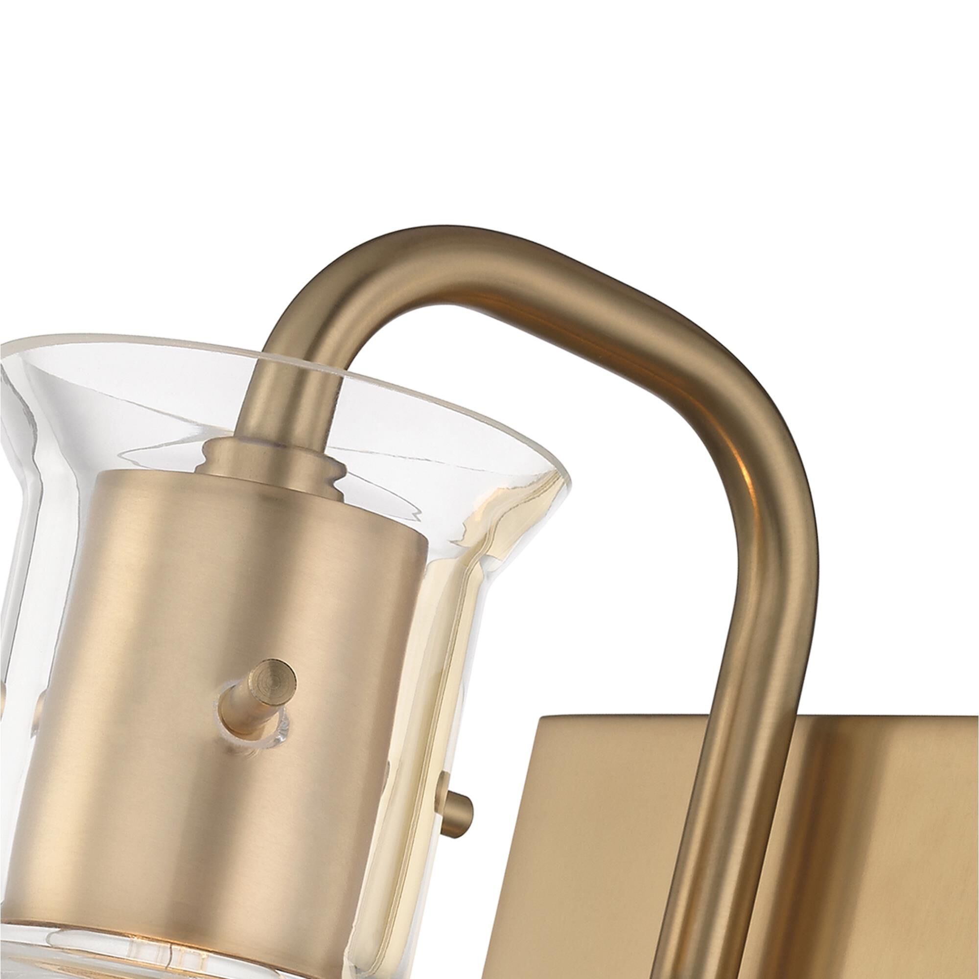 Shown in Aged Brass finish and Opal Etched glass