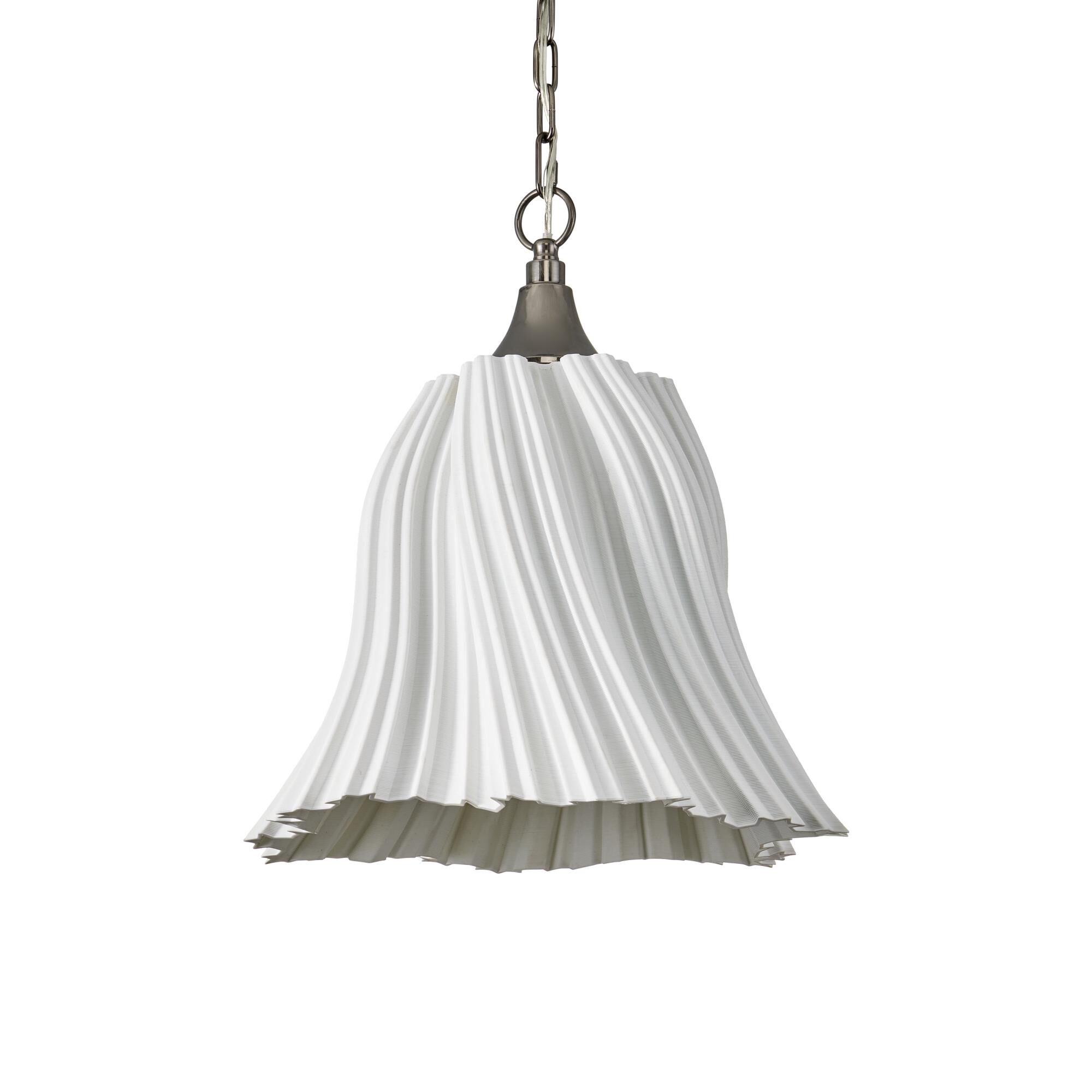 Shown in White and Antique Brushed Nickel finish