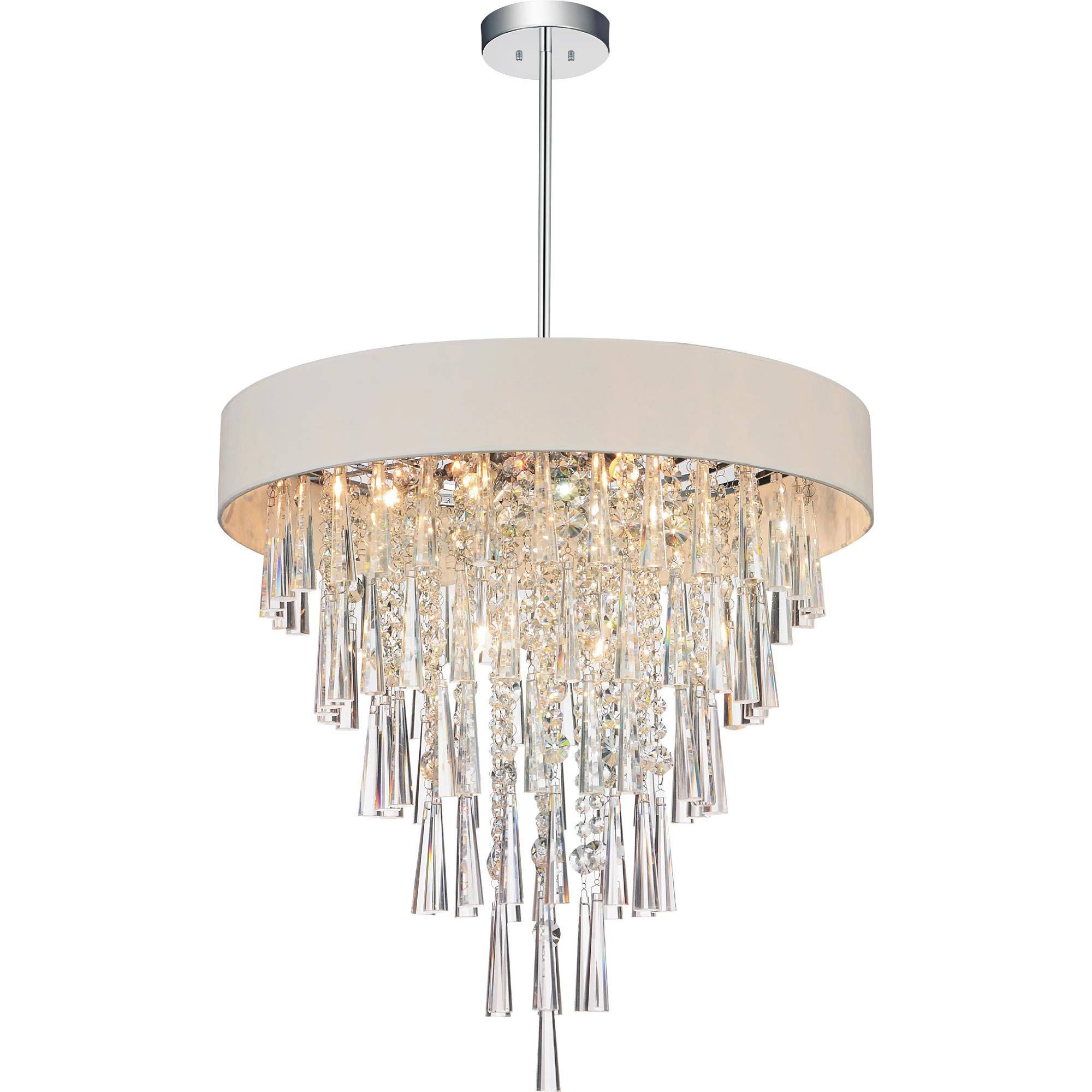 Franca 22 Inch 8 Light Mini Chandelier by CWI Lighting