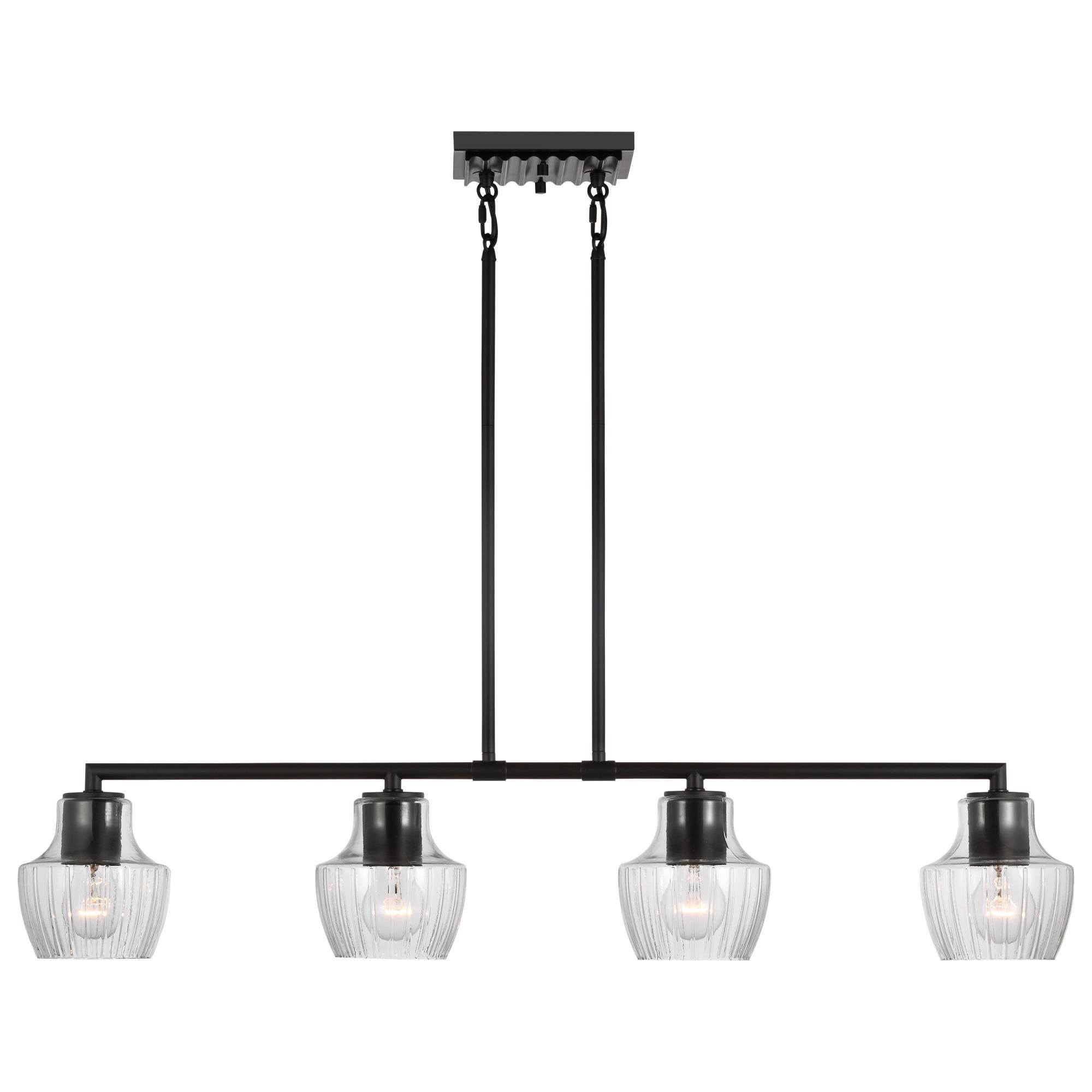 Destin 38 Inch 4 Light Linear Suspension Light by Nuvo Lighting