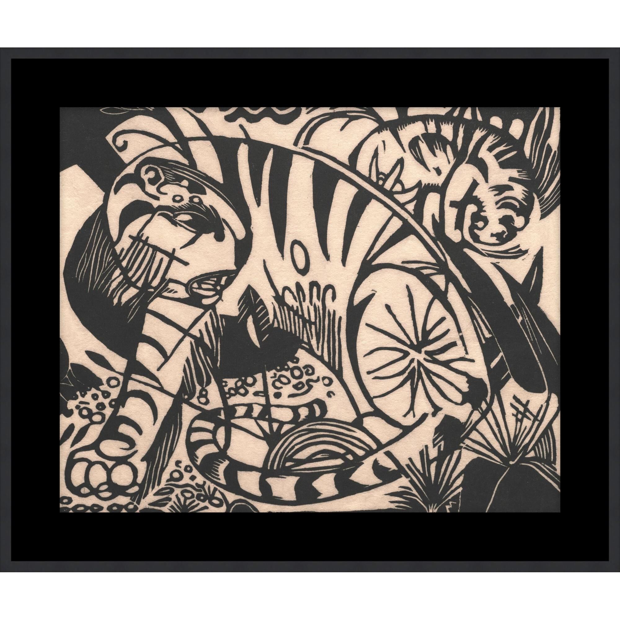 Tiger Play Print by LEVEL57