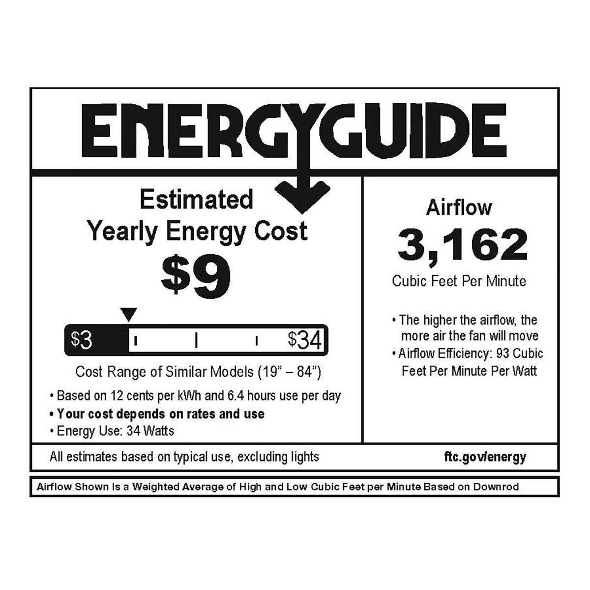 Afton 52 Inch Ceiling Fan with Light Kit by Hinkley Lighting