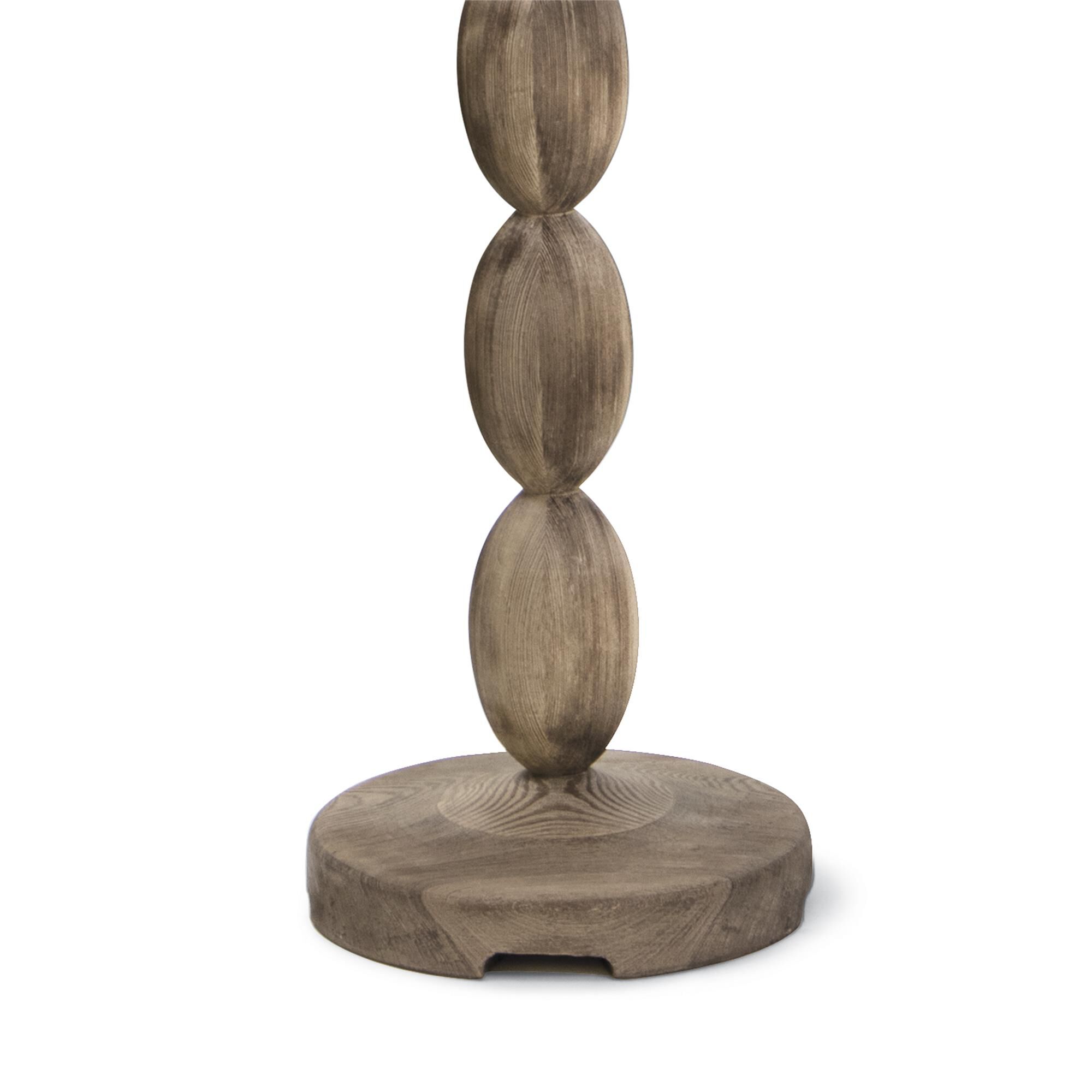 Shown in Natural finish and Linen shade
