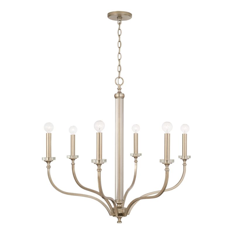Breigh 32 Inch 6 Light Chandelier by Capital Lighting Fixture Company