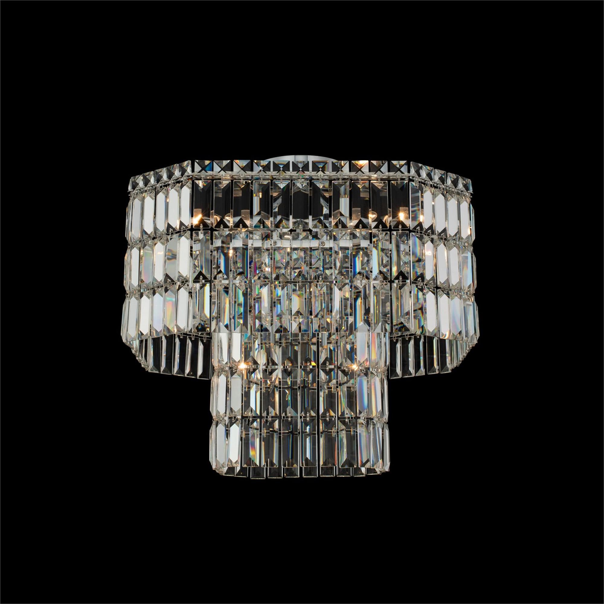 Livelli 18 Inch 6 Light Semi Flush Mount by Allegri