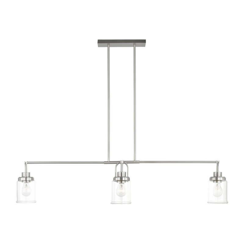 Anders Medium Linear Chandelier by Visual Comfort Studio