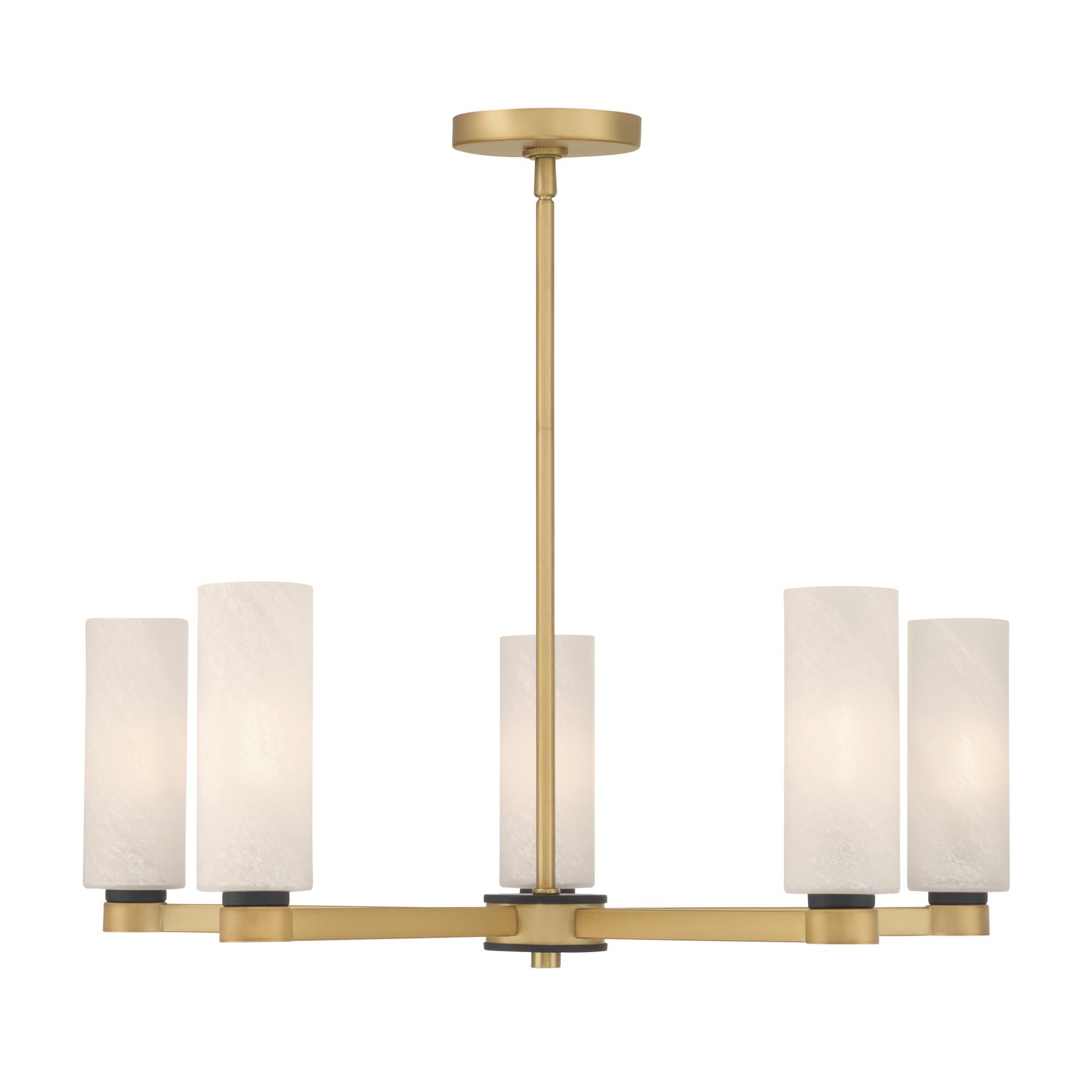 Shown in Legacy Brass finish and Etched Alabaster glass