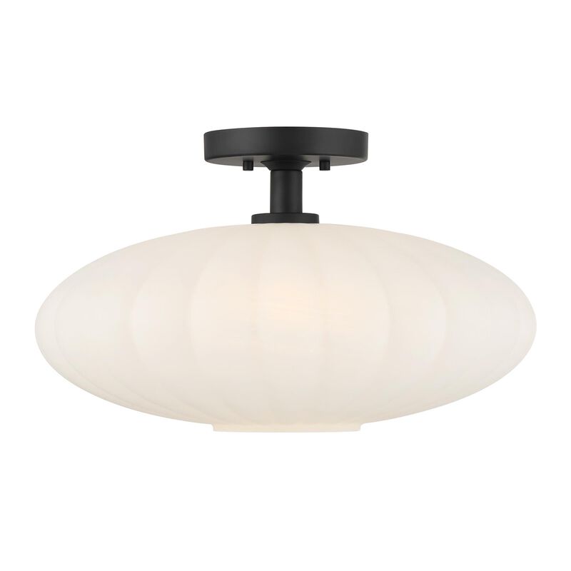 18 Inch Semi Flush Mount by Meridian Lighting