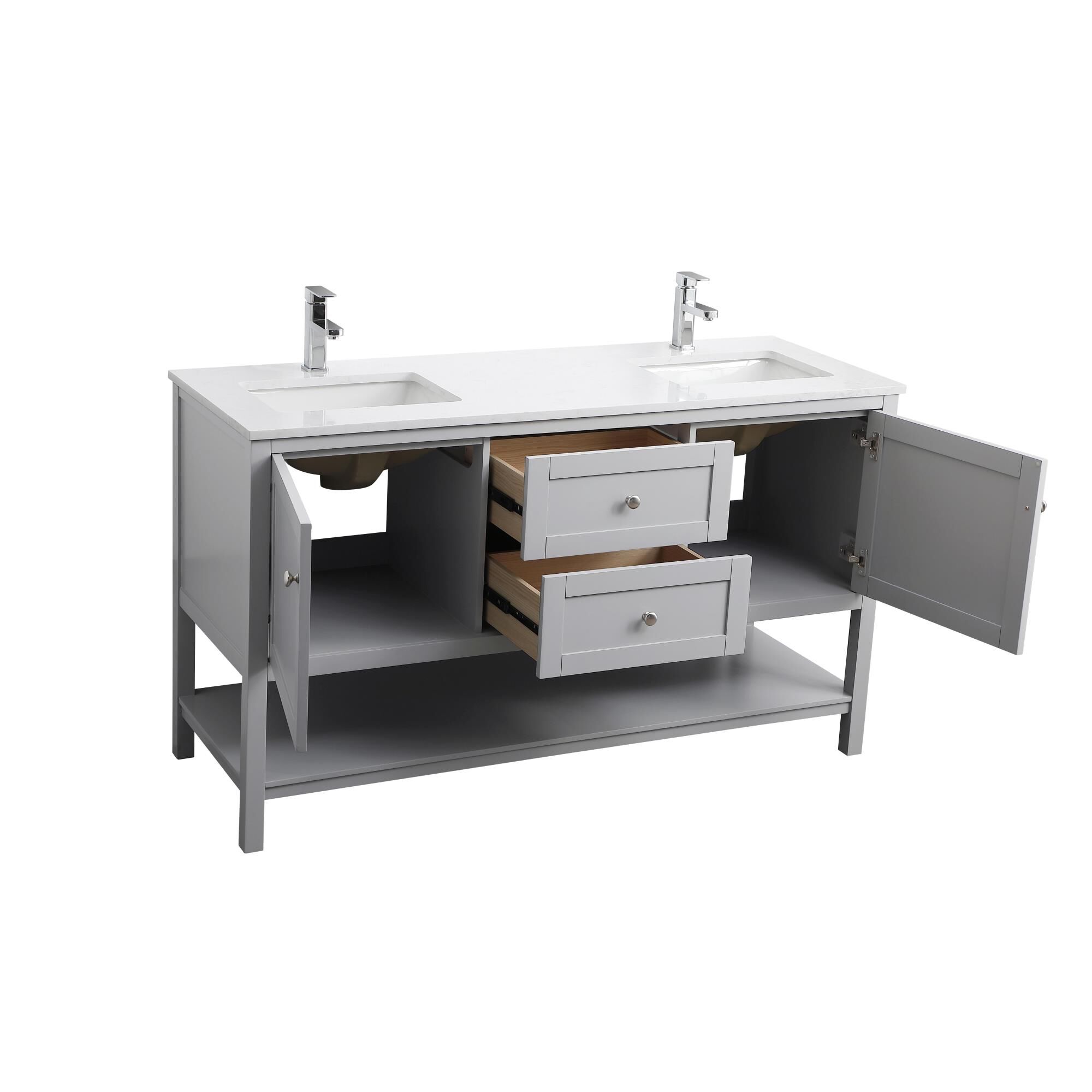 Shown in Grey finish