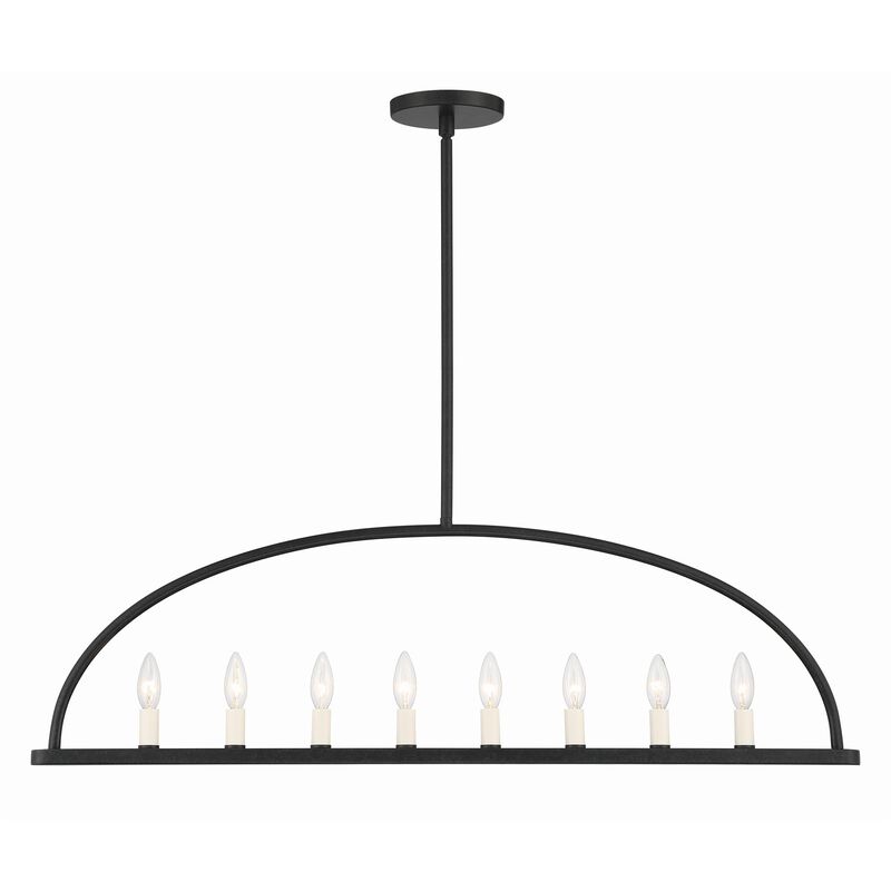 Abbott 42 Inch Linear Chandelier by Crystorama