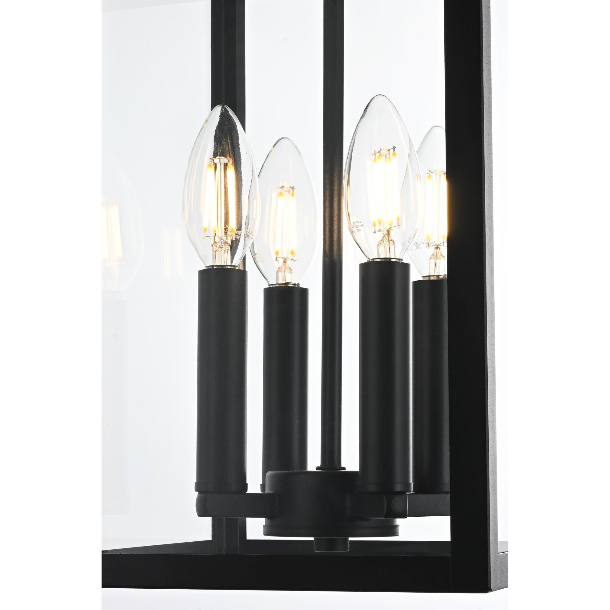 Sheridan 9 Inch Outdoor Hanging Lantern by Elegant Lighting