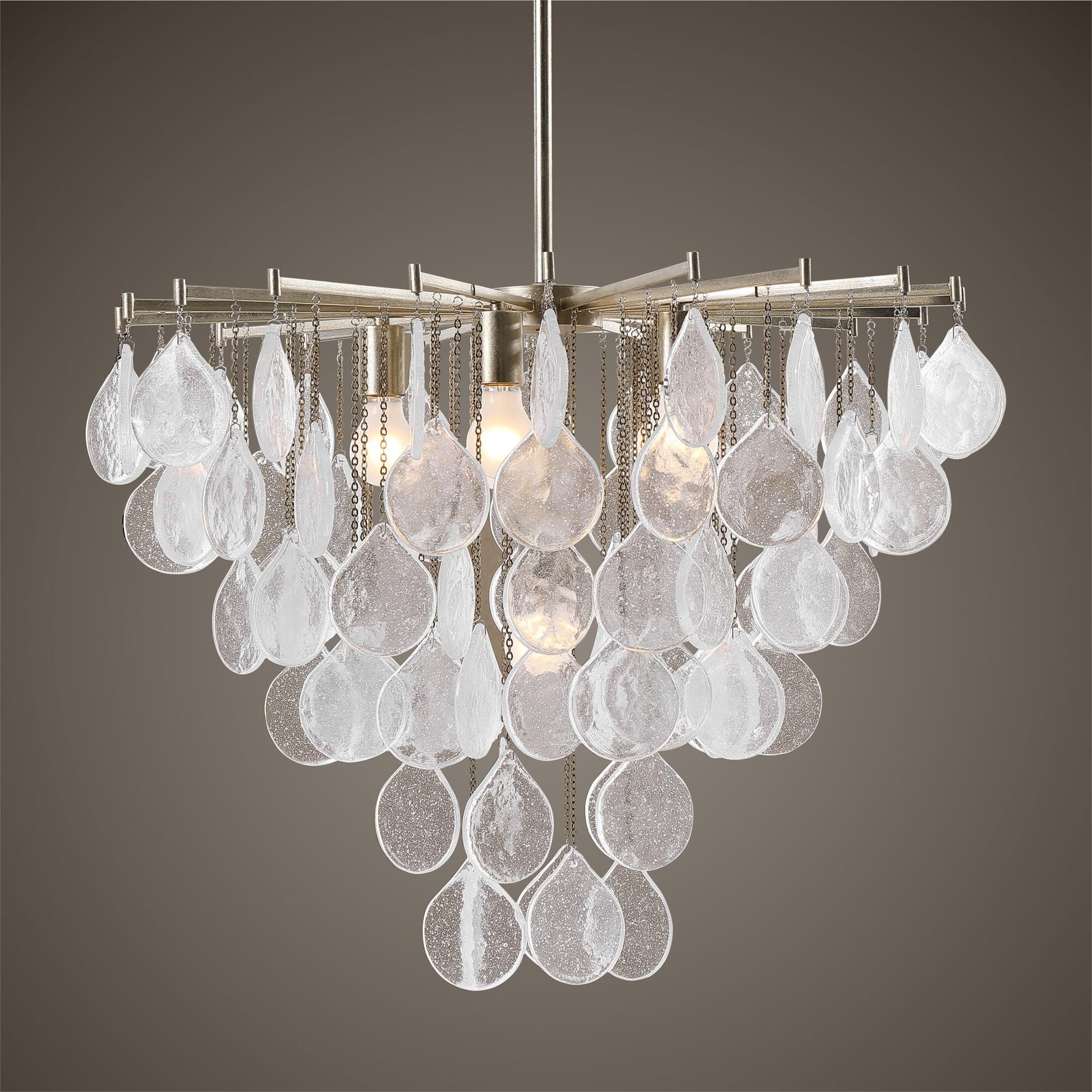 Shown in Antiqued Bright Silver Leaf finish