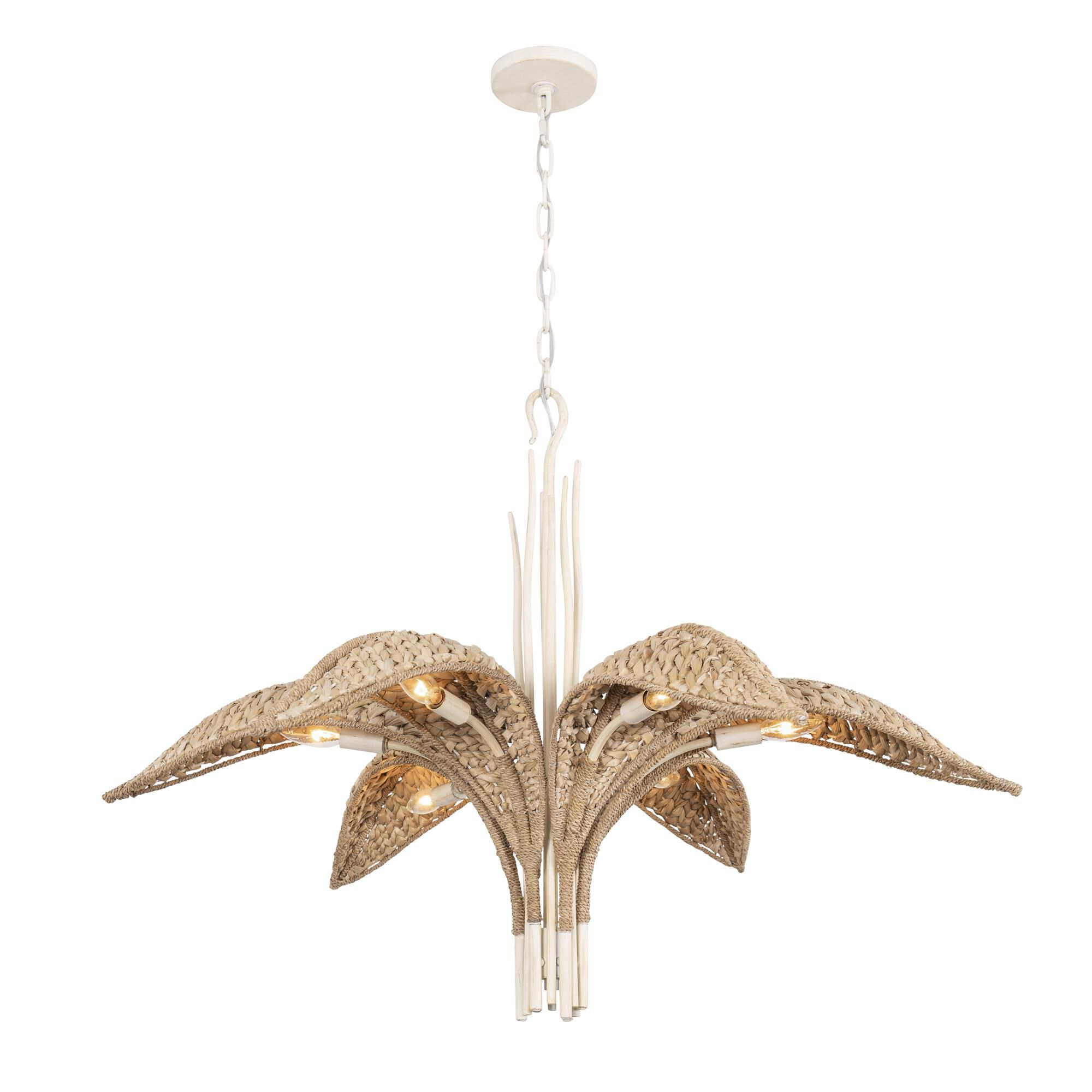Ron Henderson Century Palm 38 Inch Chandelier by Varaluz