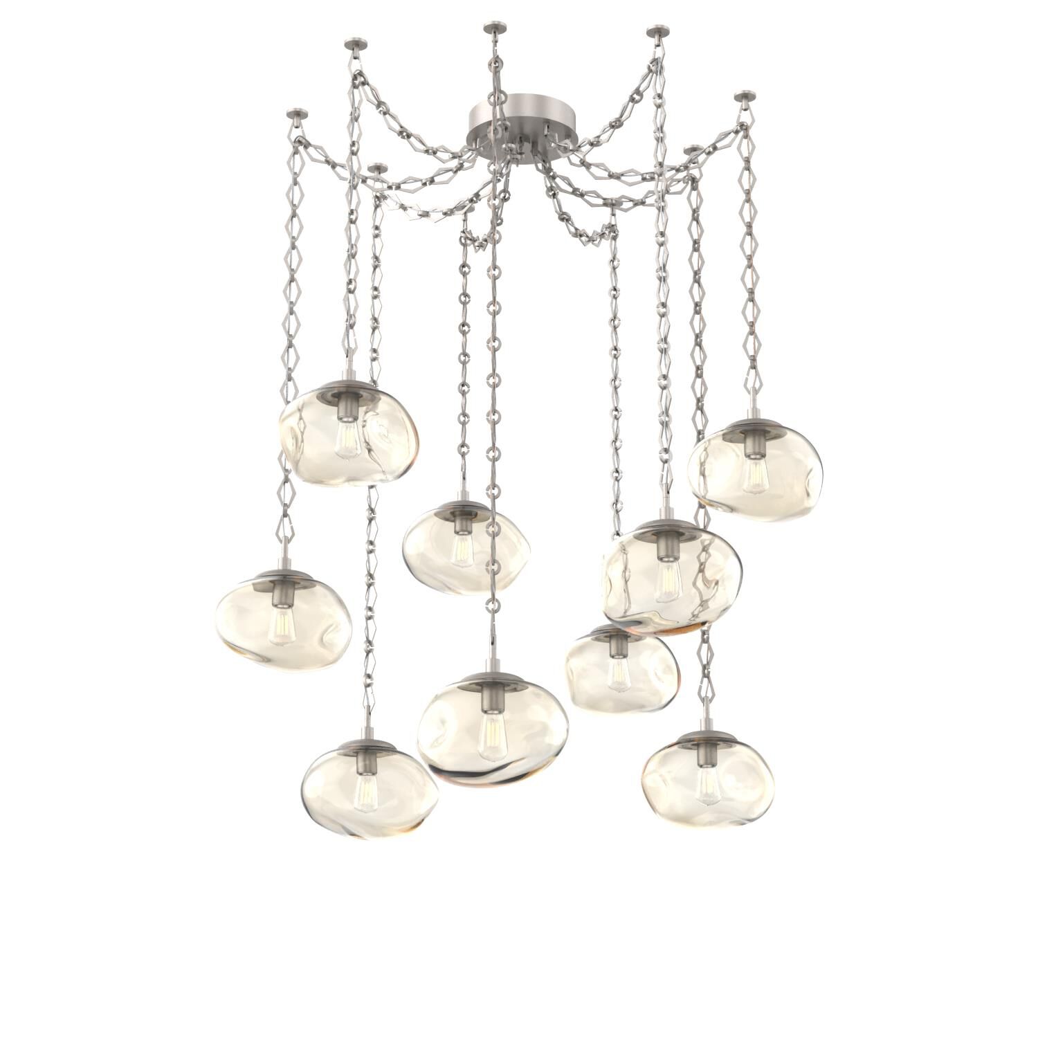Levi Wilson Nova 19 Inch Multi Pendant Light by Hammerton Studio