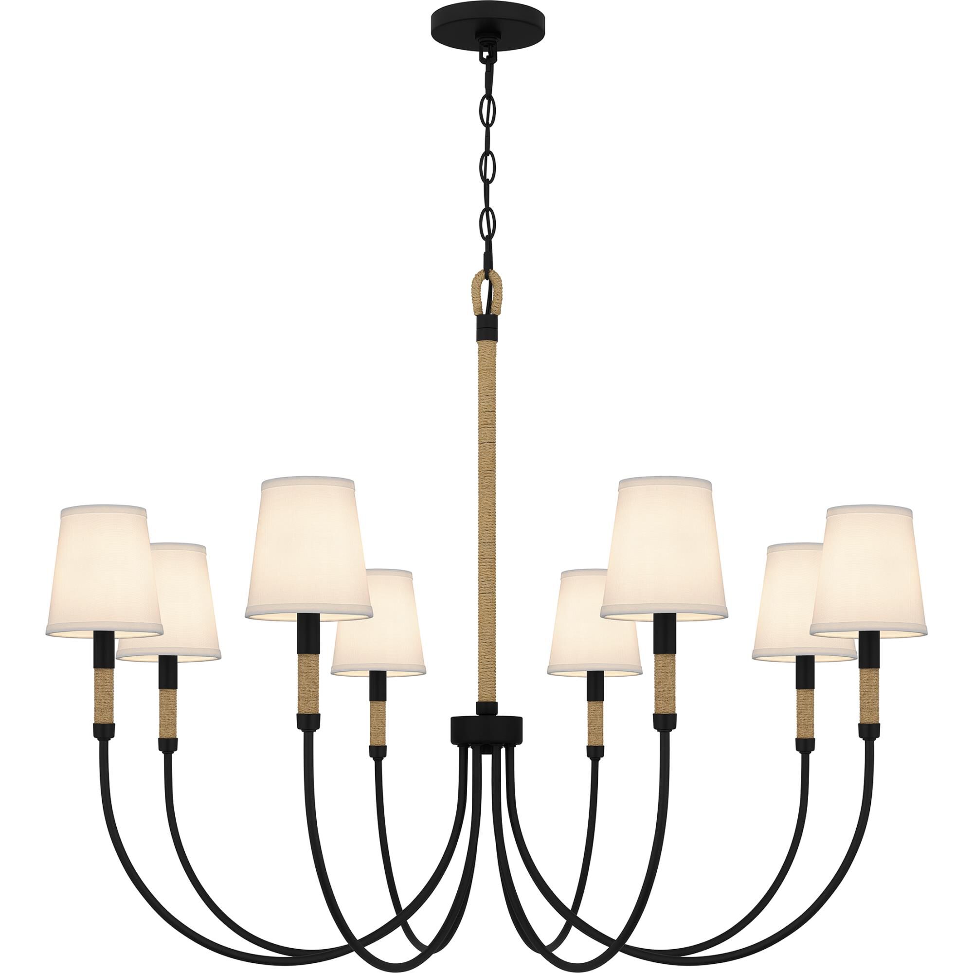 Bayside 39 Inch Chandelier by Quoizel