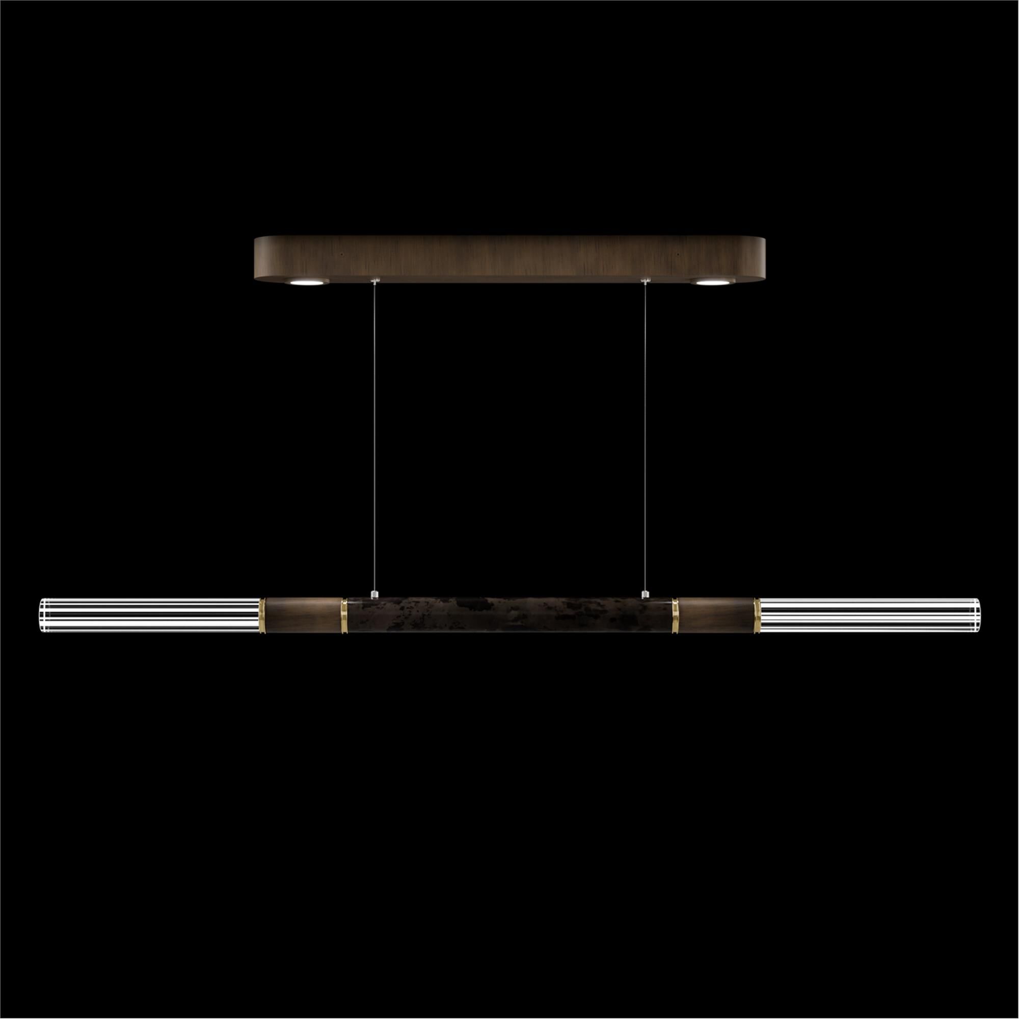Antonia 62 Inch Linear Suspension Light by Fine Art Handcrafted Lighting