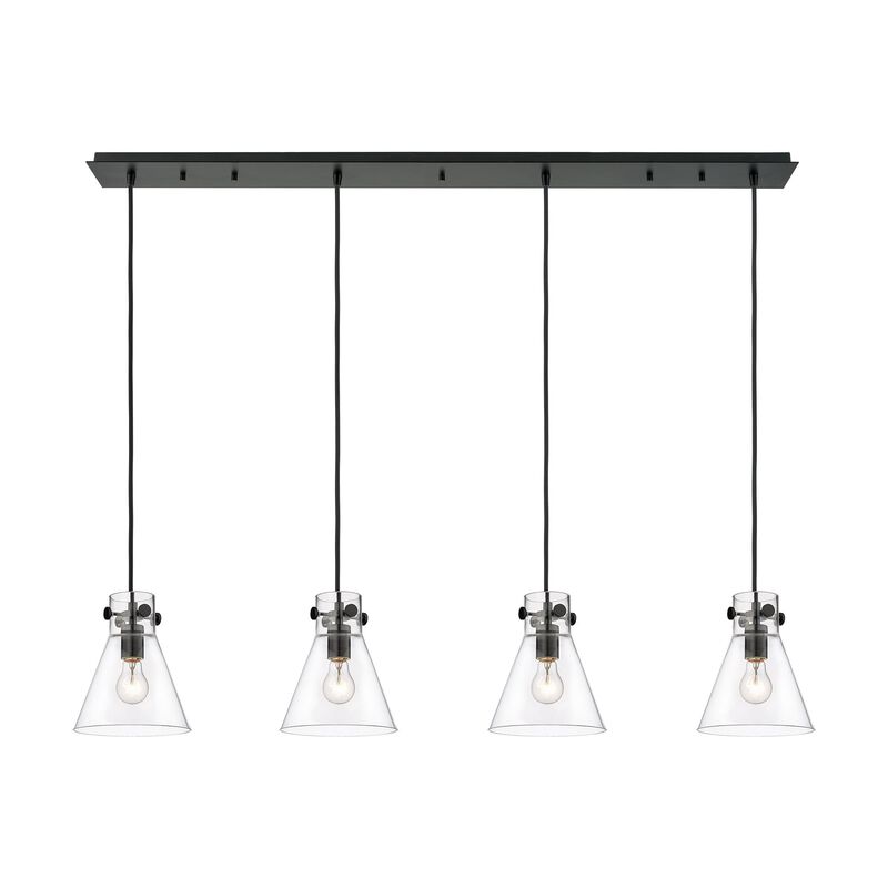 Bruno Marashlian Newton Cone 51 Inch 4 Light Linear Suspension Light by Innovations Lighting