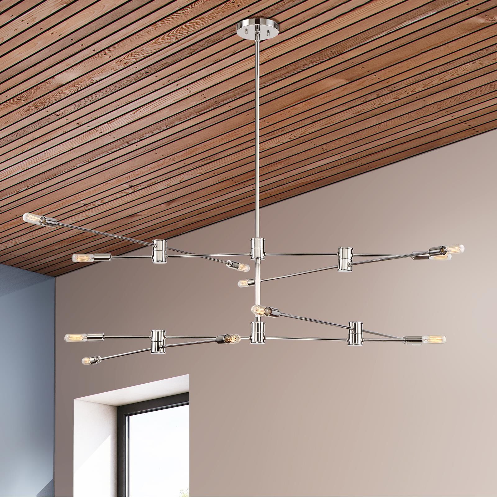 Lyrique 54 Inch 12 Light Chandelier by Savoy House