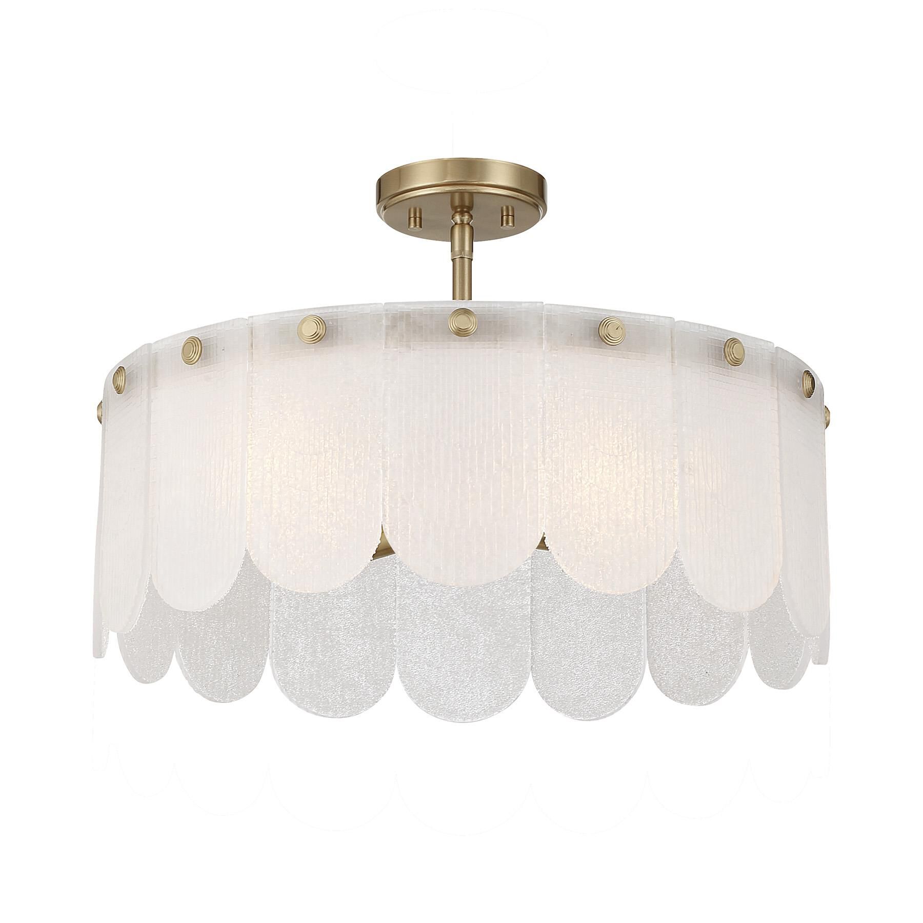 Ashton 20 Inch Semi Flush Mount by Savoy House