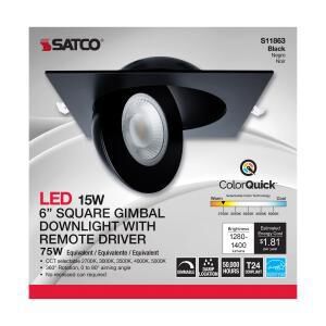 Shown in black finish