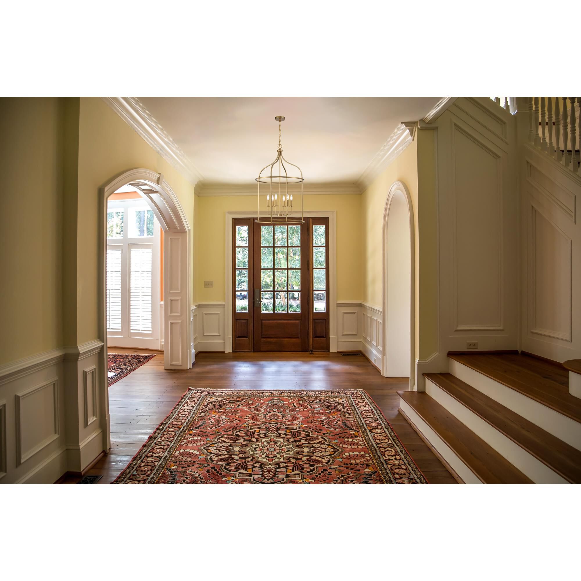 Shown in Warm Brass finish