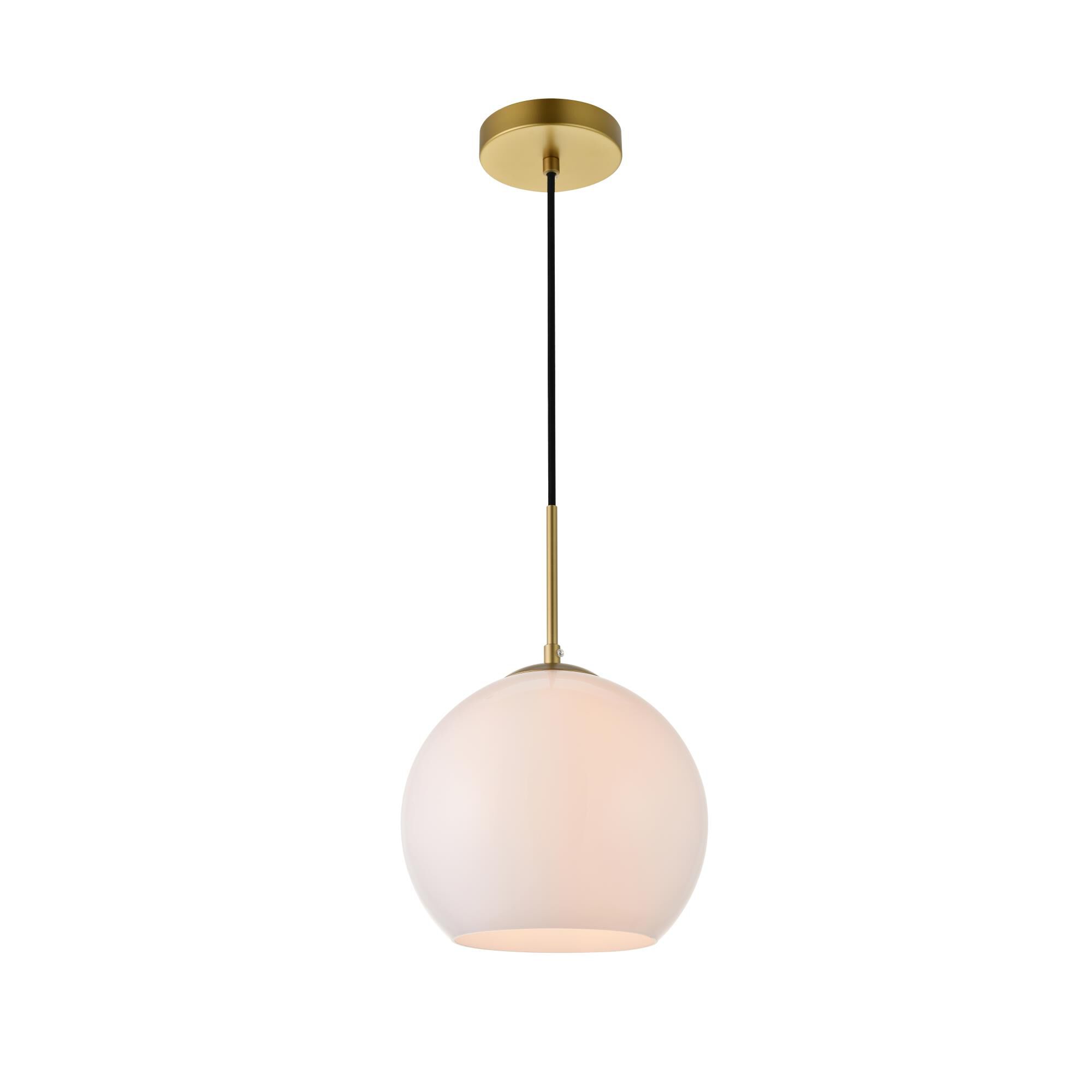 Baxter 10 Inch Mini Pendant by Elegant Lighting