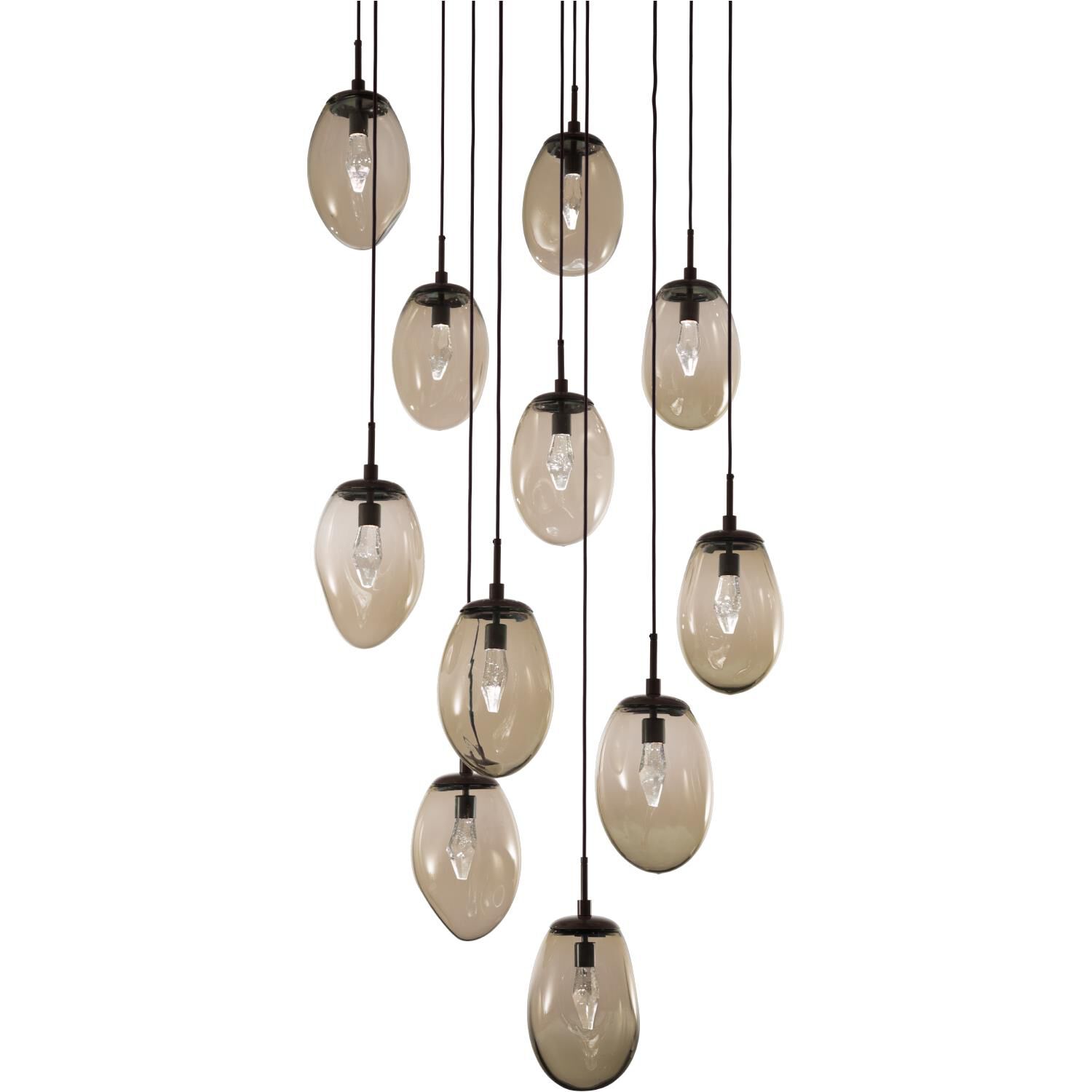 Levi Wilson Nebula 37 Inch 11 Light LED Multi Light Pendant by Hammerton Studio
