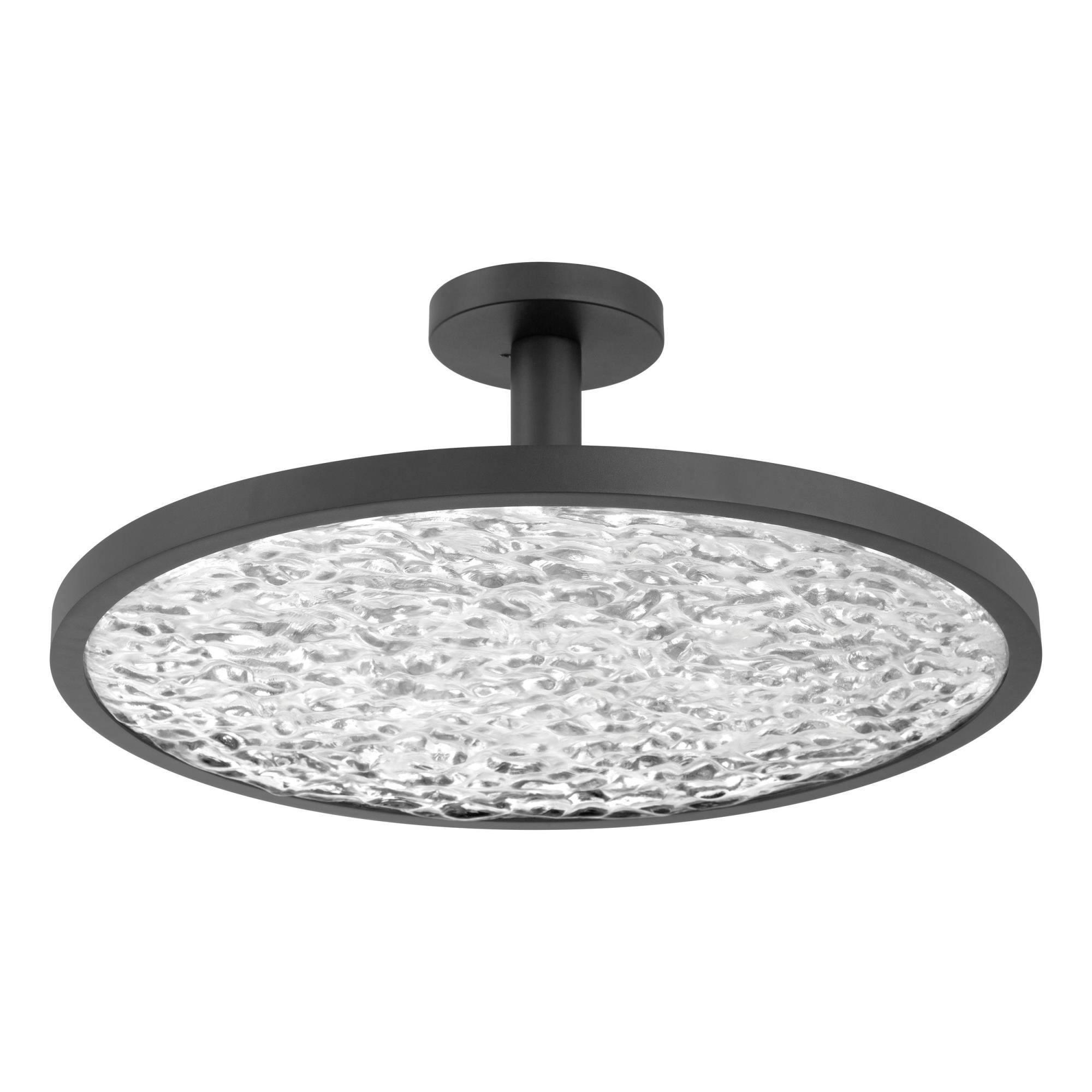 Shown in Textured Black finish and Clear Water glass