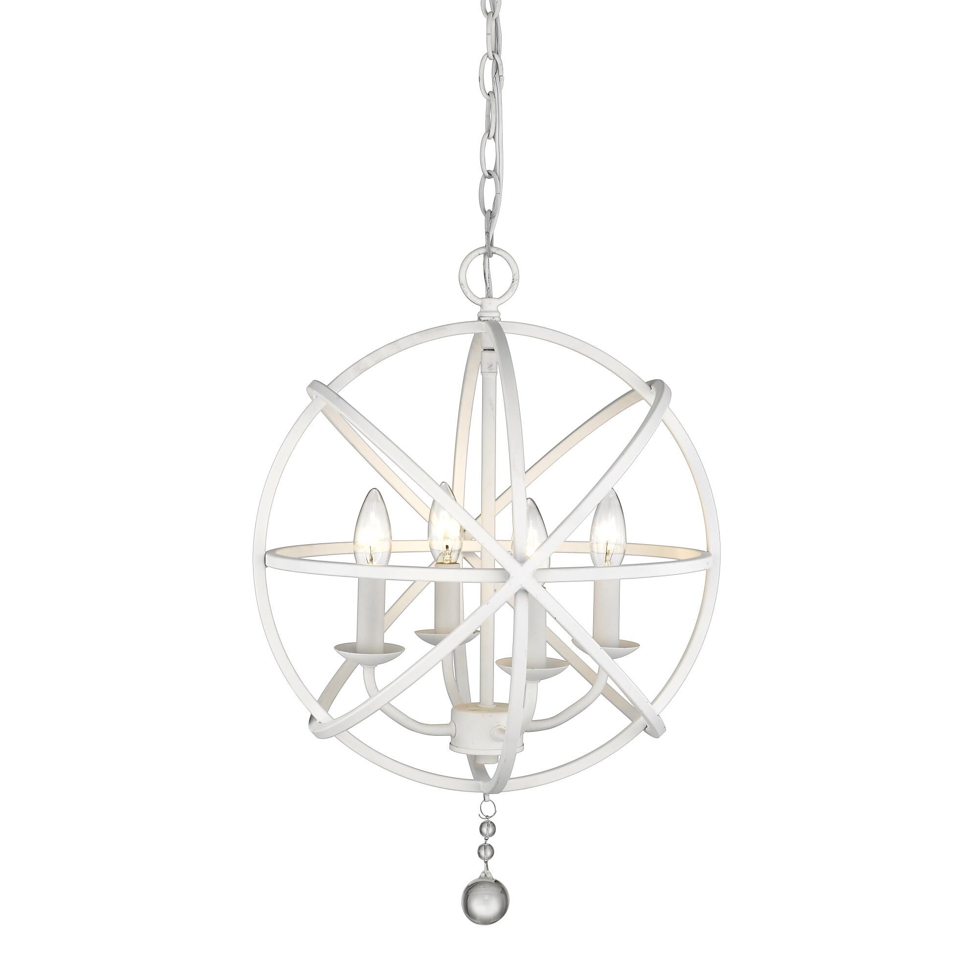 Tull 16 Inch 4 Light Mini Chandelier by Z-Lite