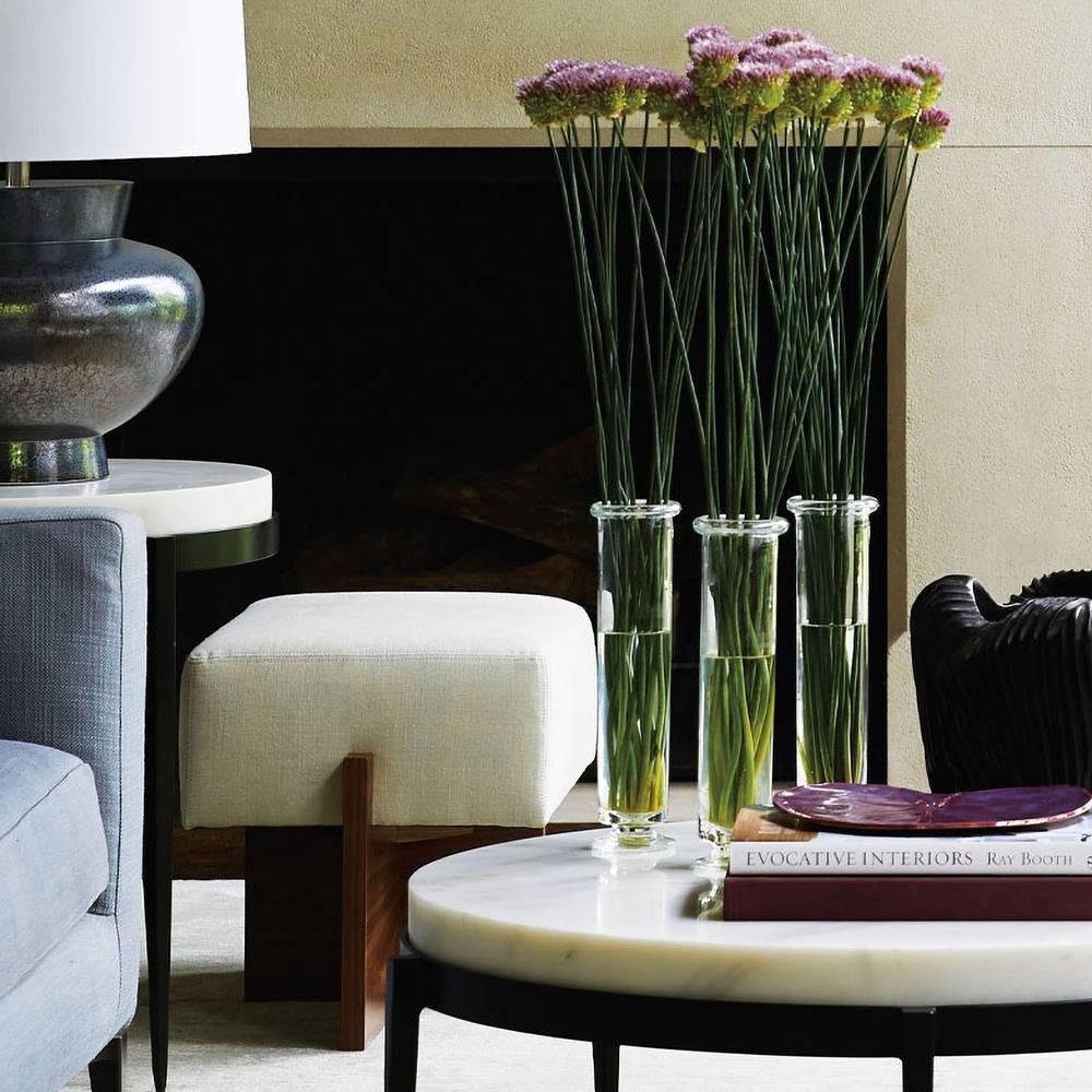 Ray Booth Tuck 25 Inch Ottoman by Arteriors Home