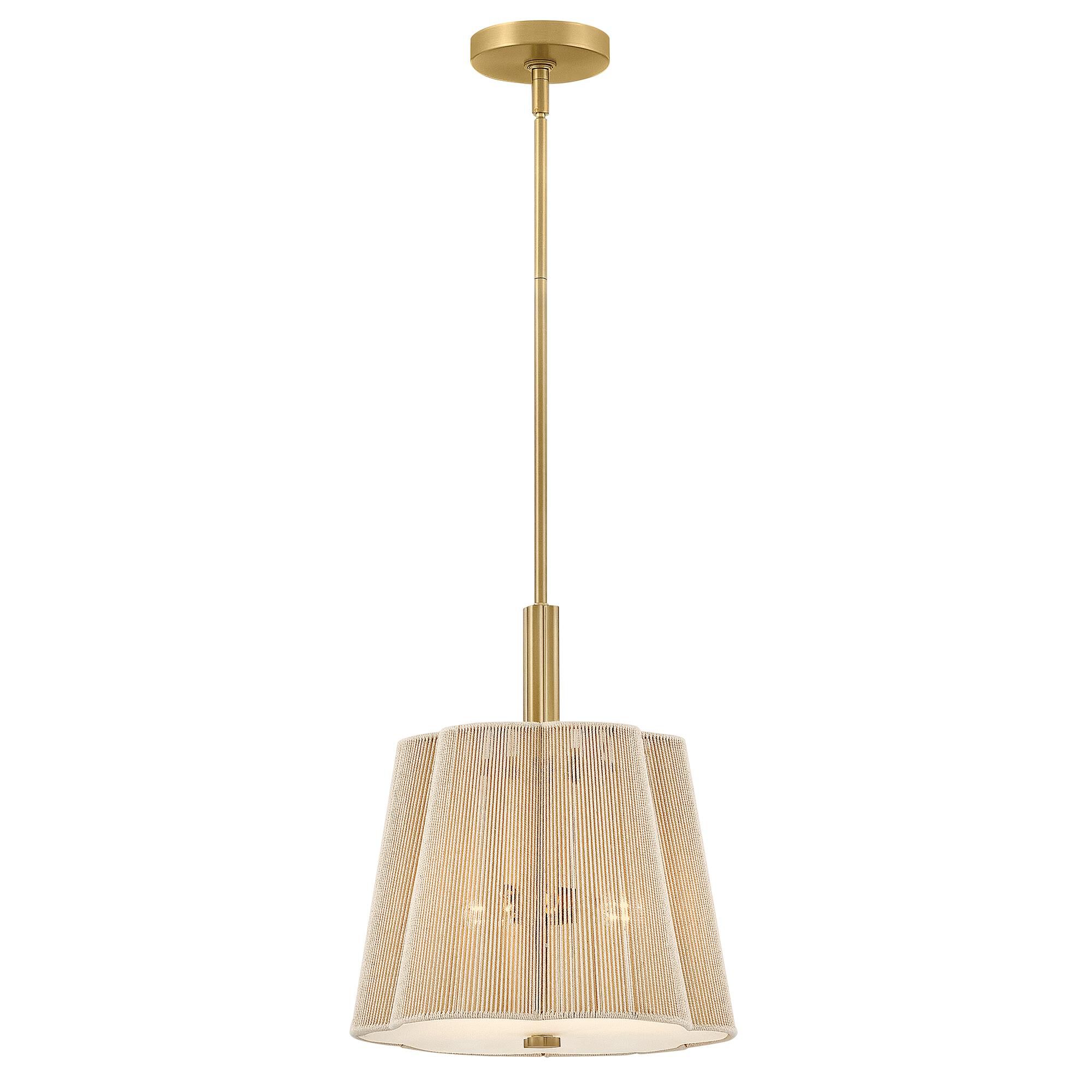 Shown in Lacquered Brass finish and Etched glass