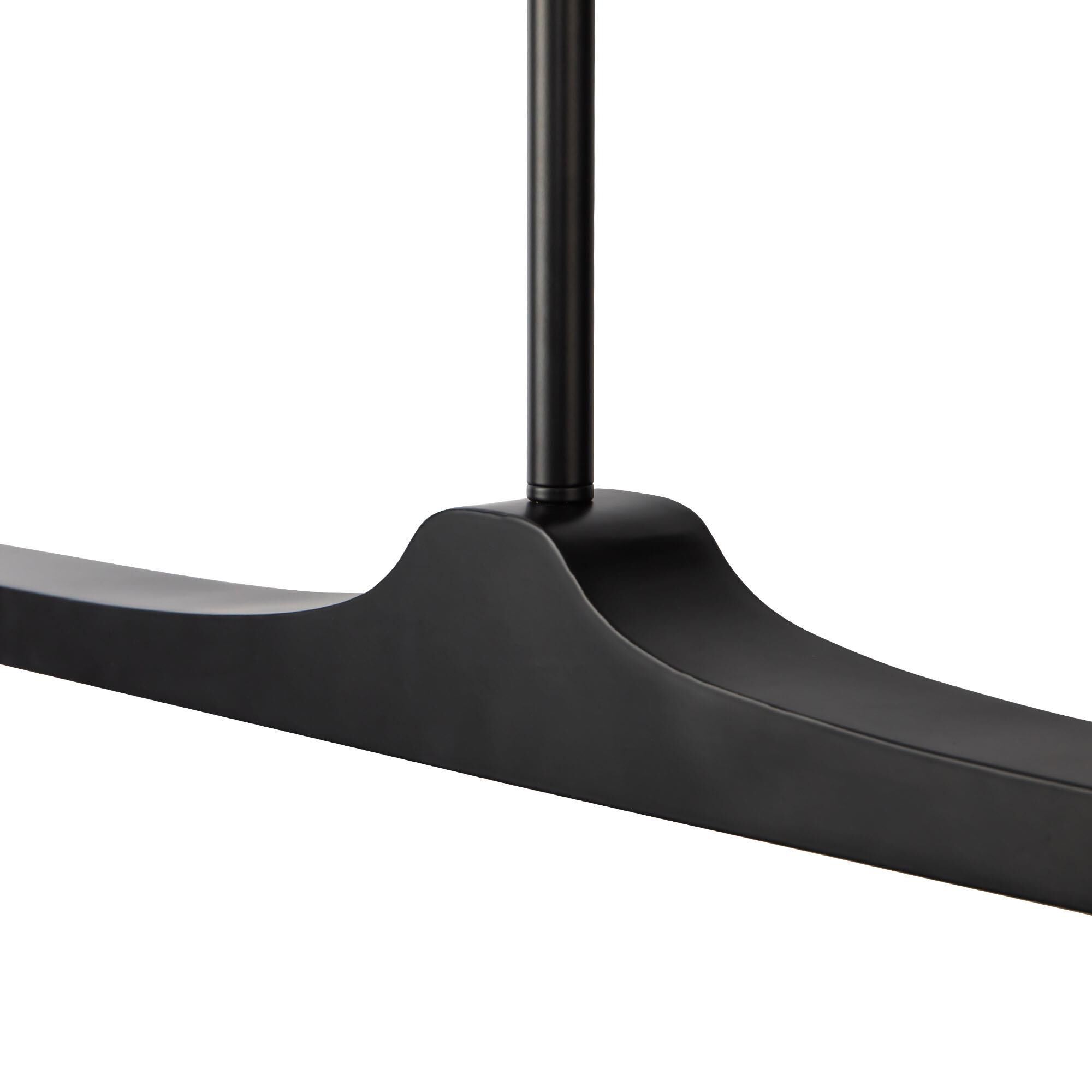 Shown in Black finish and Matte Opal glass